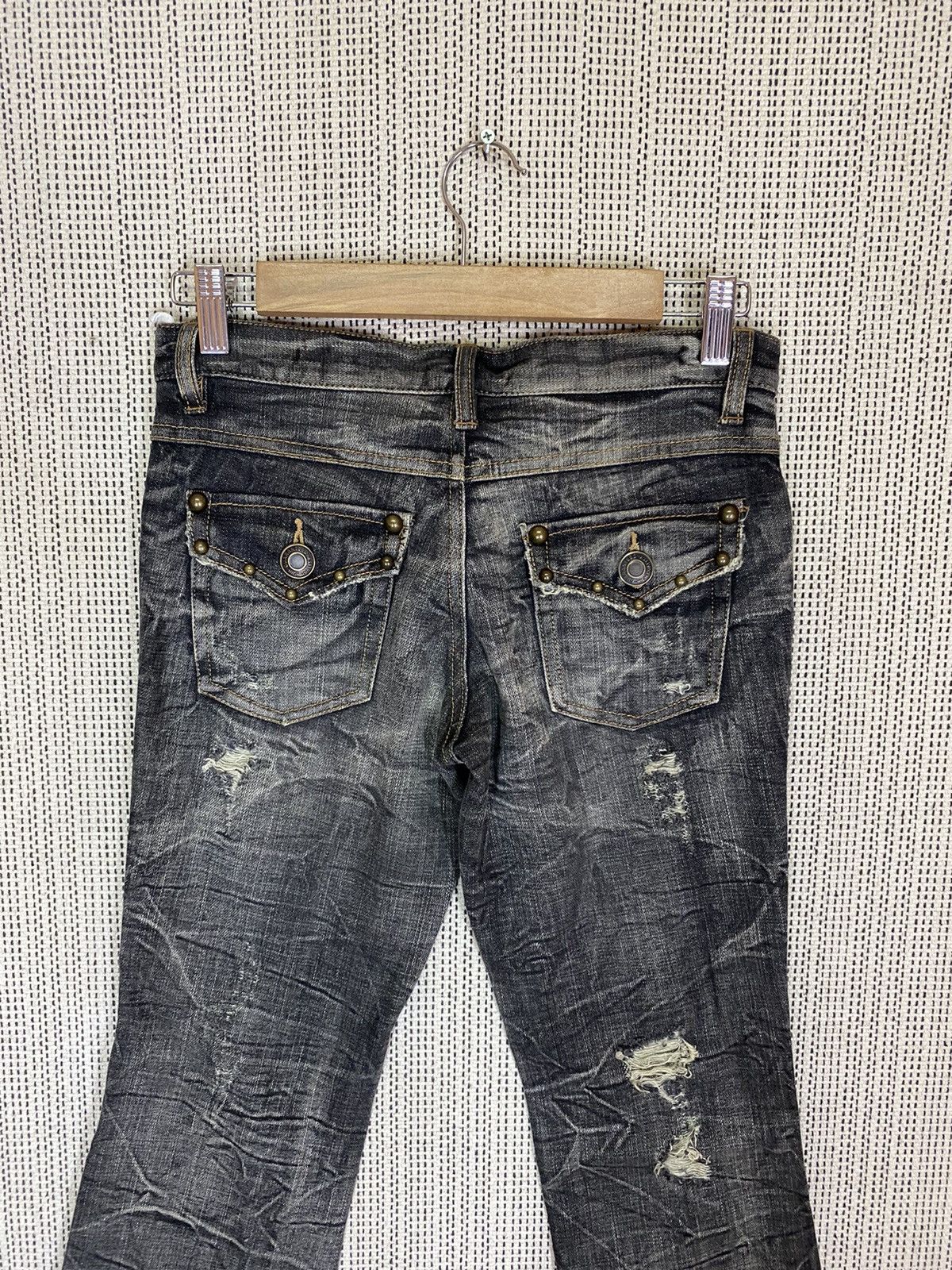 Japanese Brand × Seditionaries ‼️PENDORA FLARED DENIM VERY NICE PATTERN‼️ Size US 28 / EU 44 - 7 Thumbnail