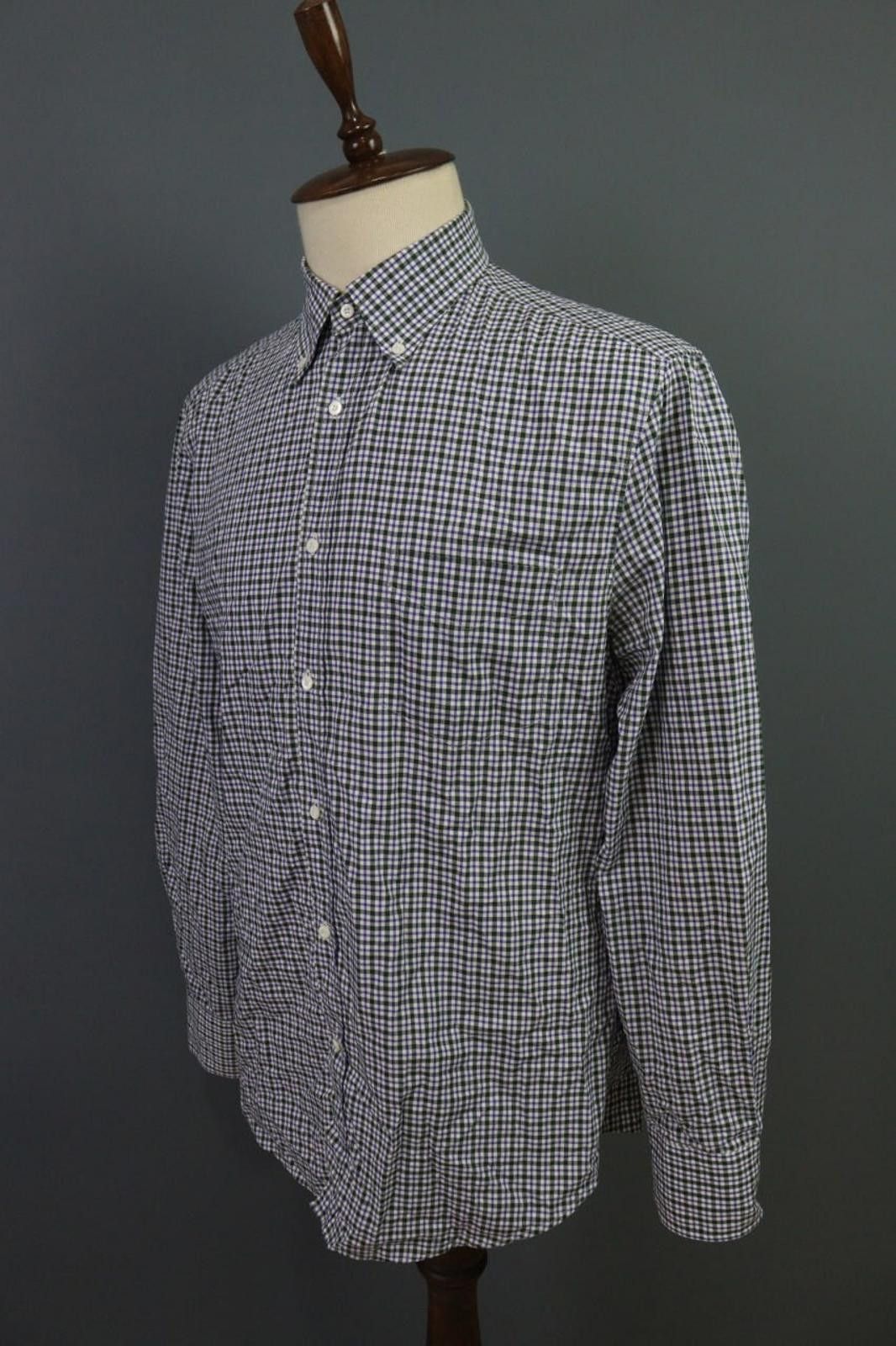 Brunello Cucinelli Brunello Cucinelli Multi Plaid Cotton Shirt Size 2XL Size US XXL / EU 58 / 5 - 10 Thumbnail