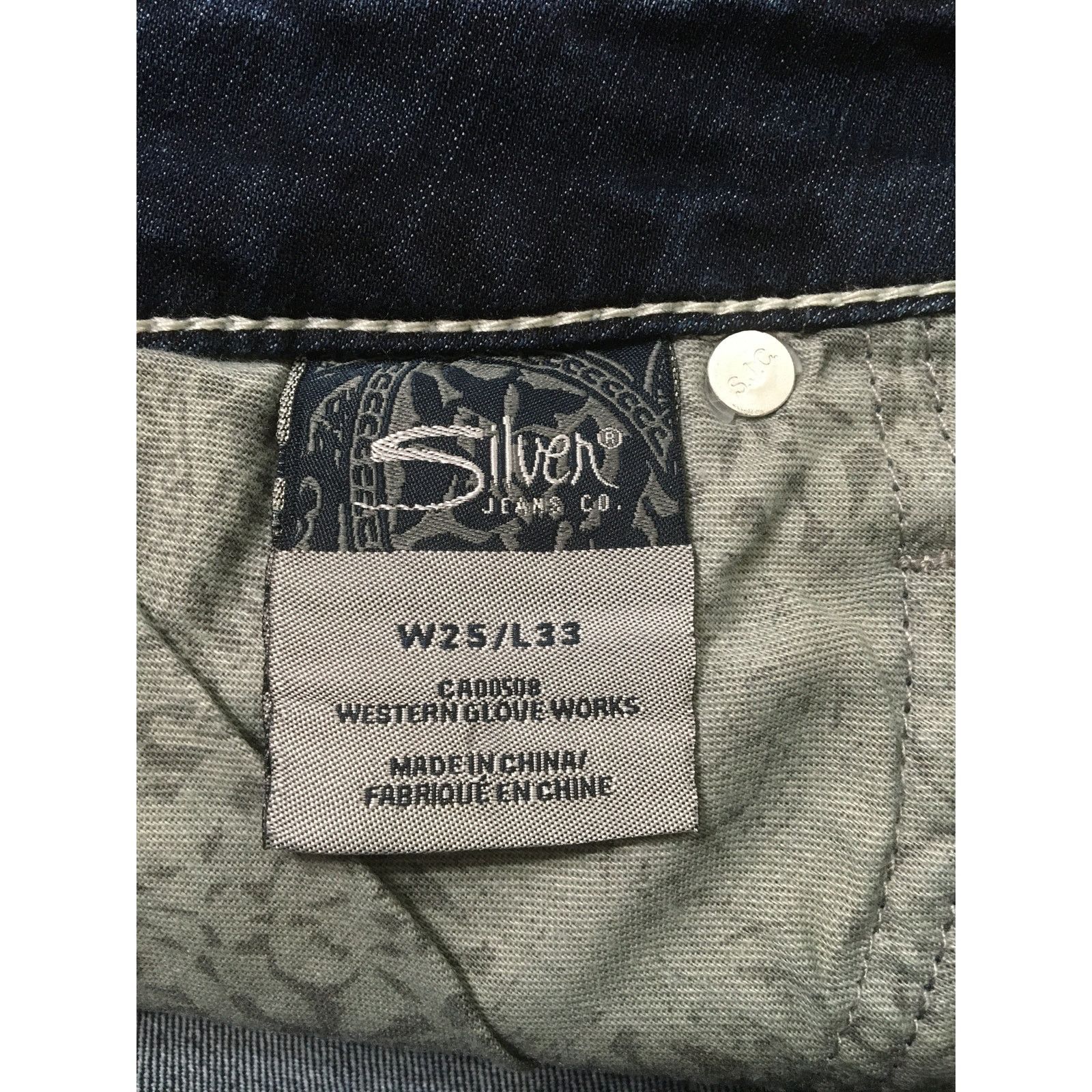 Other Silver jeans Company 25/33 Tuesday Boot Cut Jean Embroidered Size 25" / US 0 / IT 36 - 5 Thumbnail