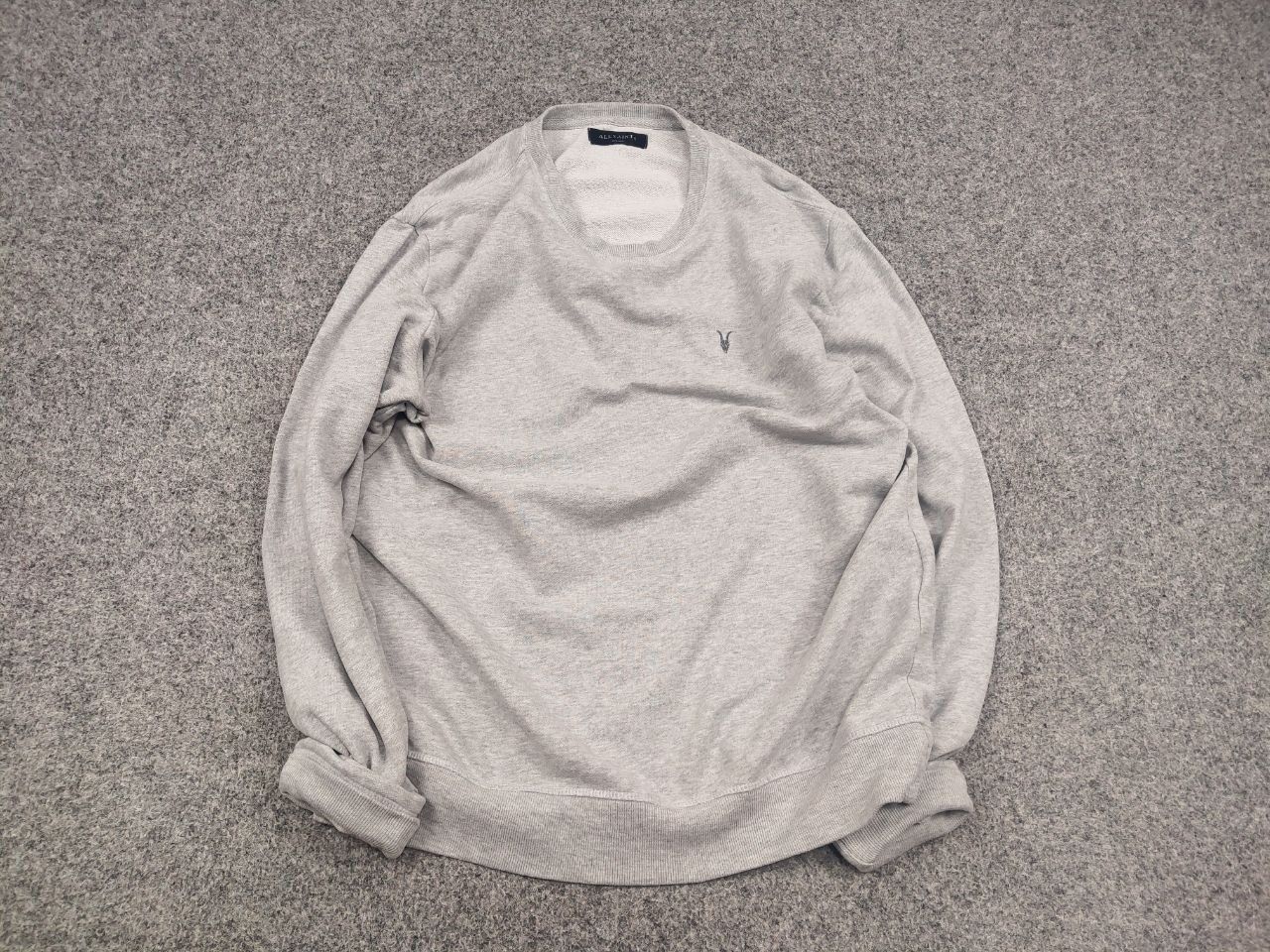 Allsaints Allsaints raven crew neck ramskull Gray Sweatshirt Size US S / EU 44-46 / 1 - 2 Thumbnail