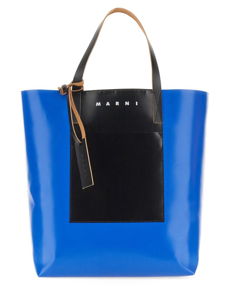 Marni o1srvl11e0624 Tote Bag in Blue Size ONE SIZE - 1 Thumbnail