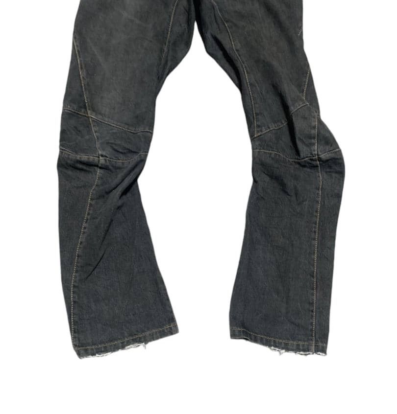 Junya Watanabe AD2004 Junya Watanabe Commes Des Garcons Curve Leg Jeans Size US 35 - 5 Thumbnail