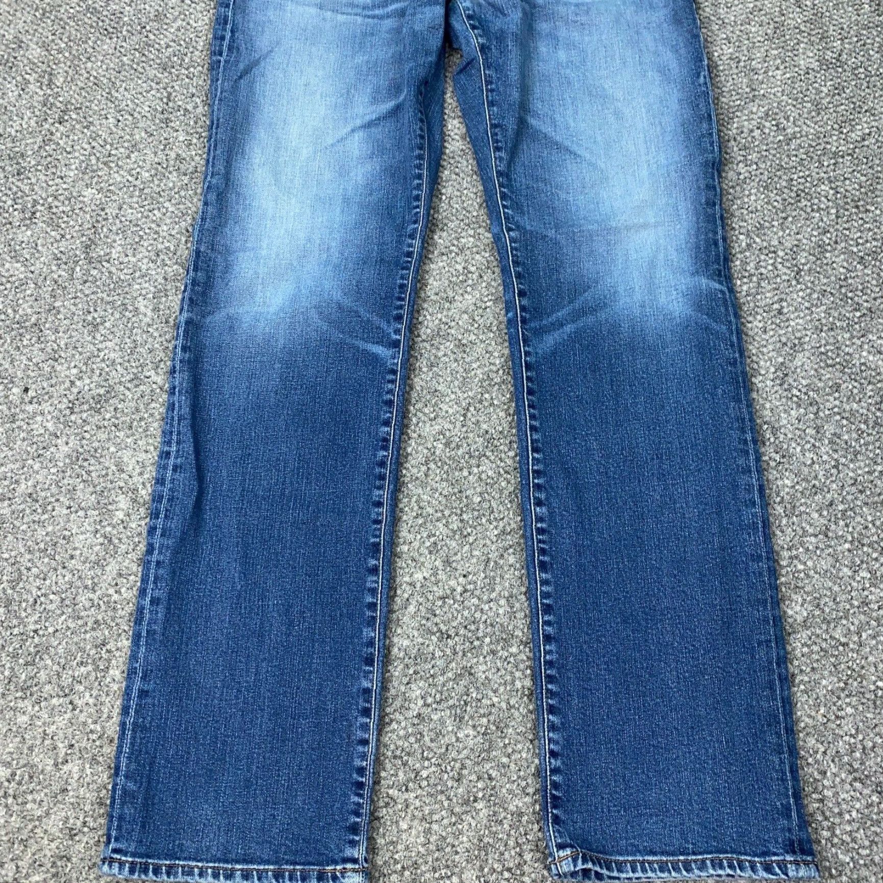 Denime AG Adriano Goldschmied The Graduate Jeans 34 Blue Denim Tailored Leg Mens Size US 34 / EU 50 - 7 Thumbnail