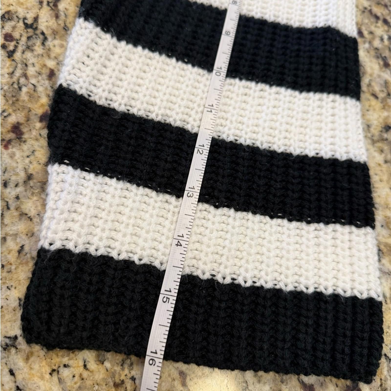 Other C+D+M roomy striped knit sweater white pink rust black SZ SM Size S / US 4 / IT 40 - 9 Thumbnail