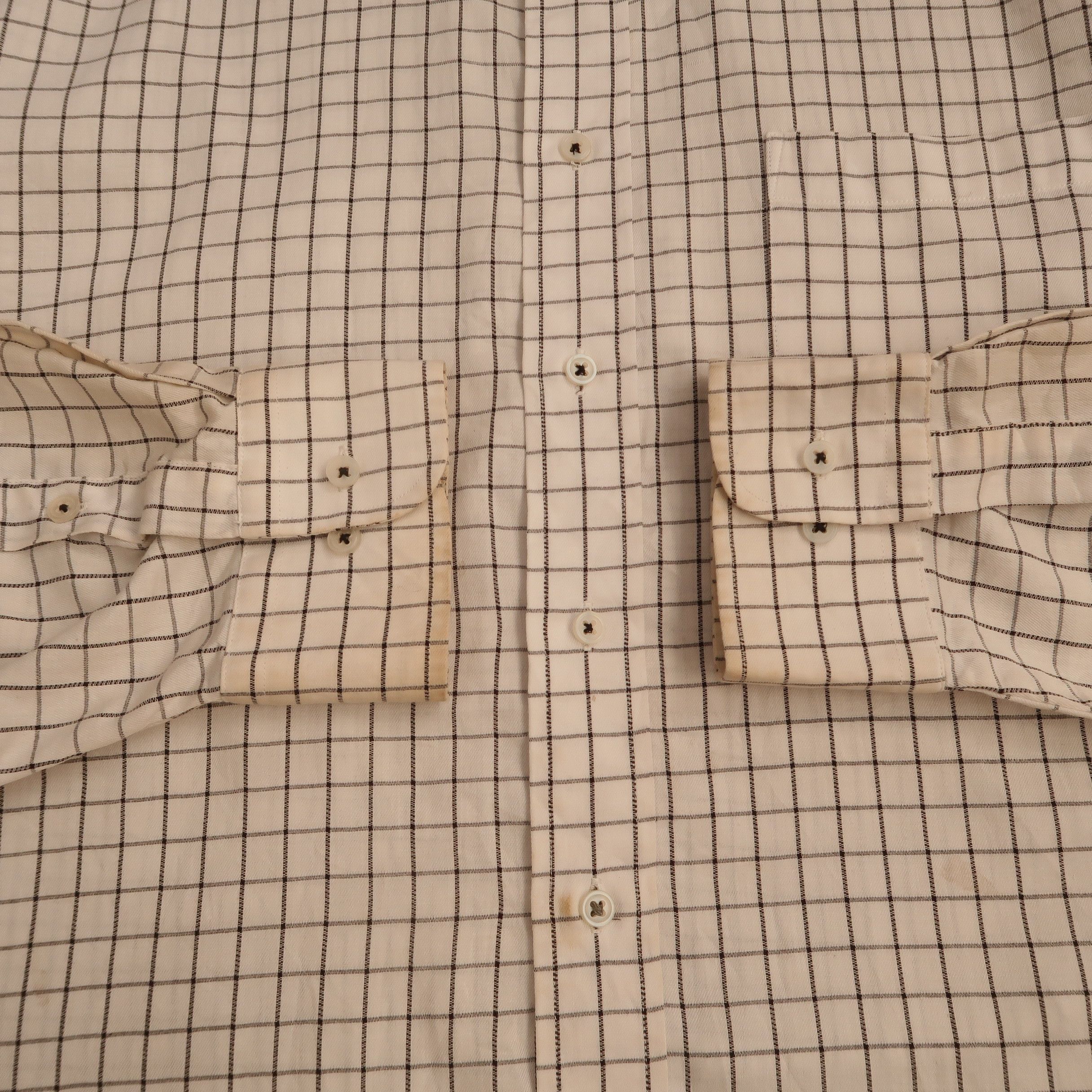 Yohji Yamamoto 90s Sacsny Y’Saccs Yohji Yamamoto Plaid Shirt Button Up Size US M / EU 48-50 / 2 - 8 Thumbnail