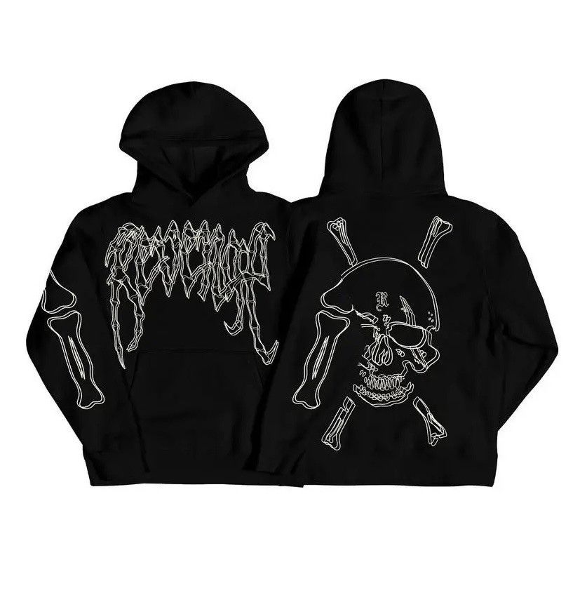 Revenge Revenge x Zillakami Dog Years Crossbones Hoodie Size: L Size US L / EU 52-54 / 3 - 3 Thumbnail
