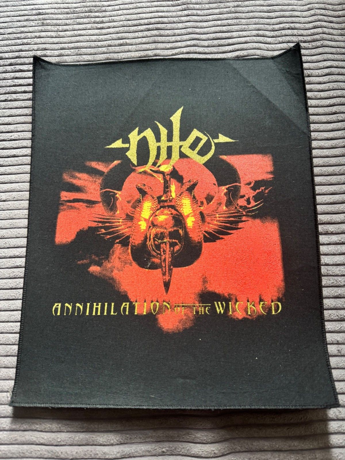 Band Tees Vintage Nile 2005 hardcore punk Metal Back Patch Memorabilia Size ONE SIZE - 2 Thumbnail