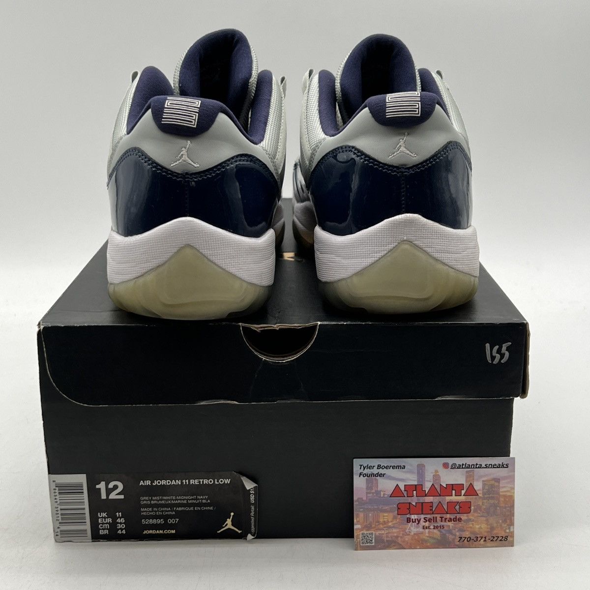 Jordan Brand Air Jordan 11 low Georgetown Size US 12 / EU 45 - 3 Thumbnail