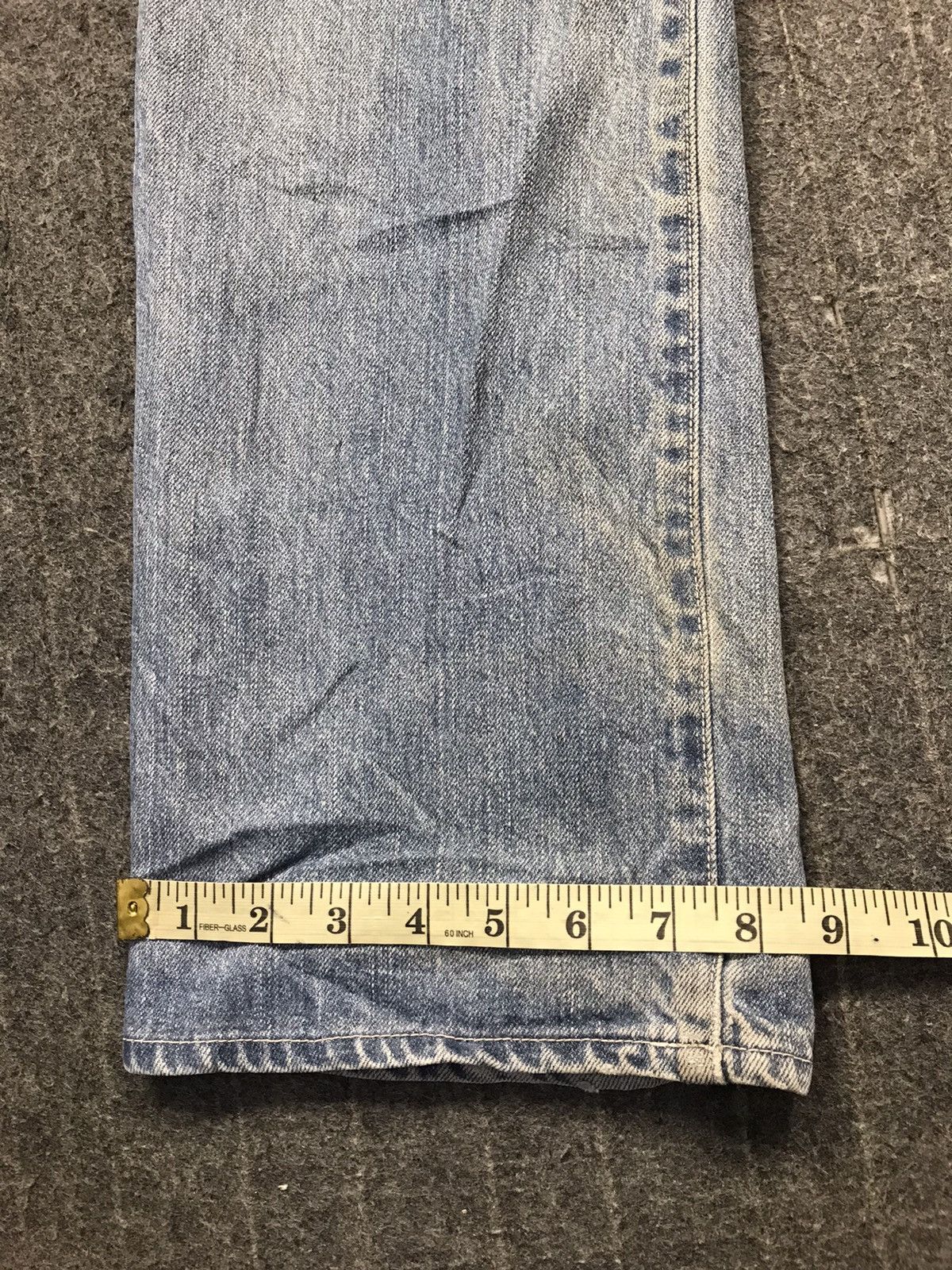 Blue Blue Japan Blue Blue Japanese Brand Beauty Faded Denim Straight Cut Size US 33 - 17 Thumbnail