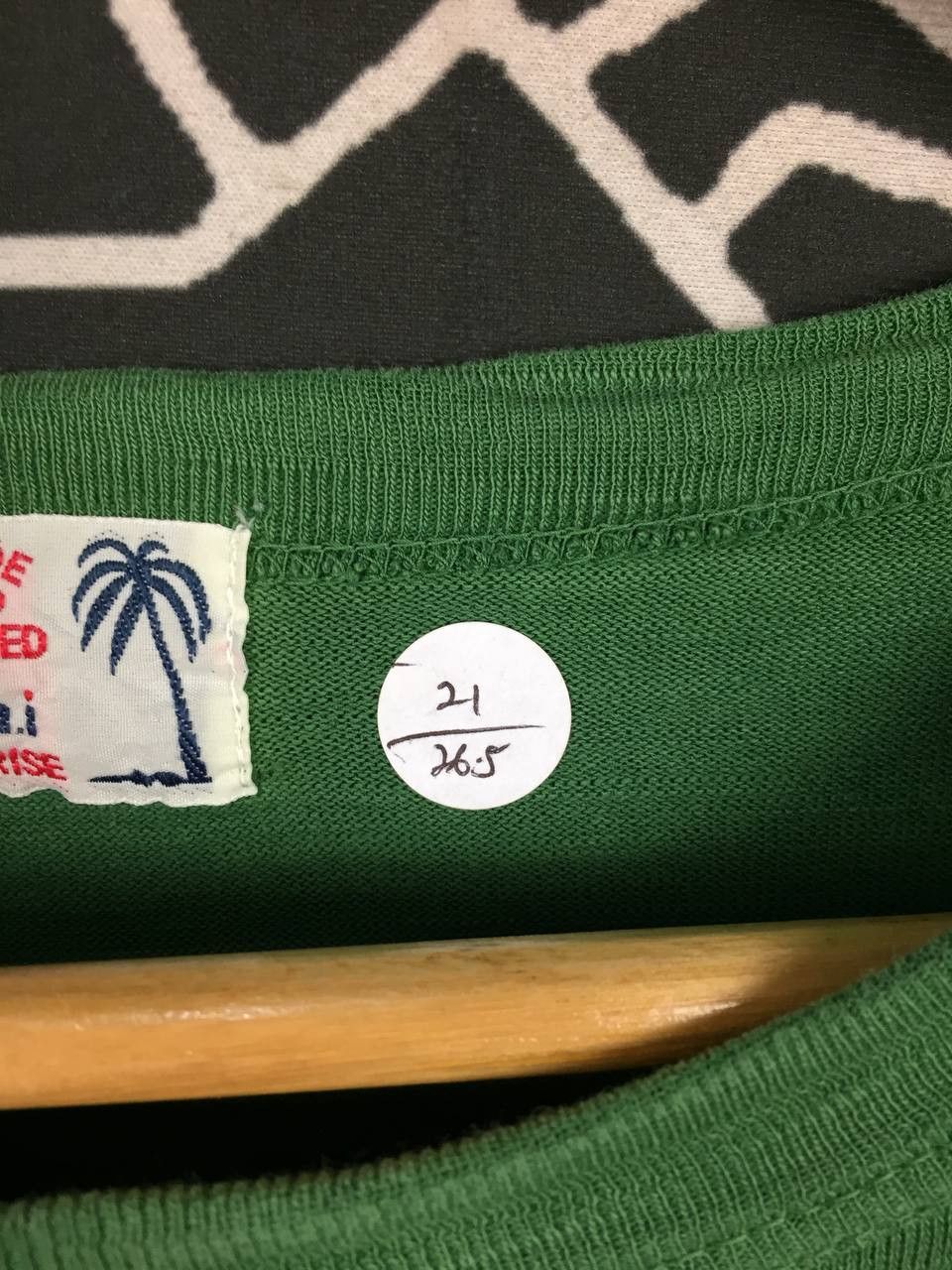 Japanese Brand U.M.I. Sunrise "How Zit" Surf Aesthetic Slub Knit Tee Size US L / EU 52-54 / 3 - 9 Thumbnail