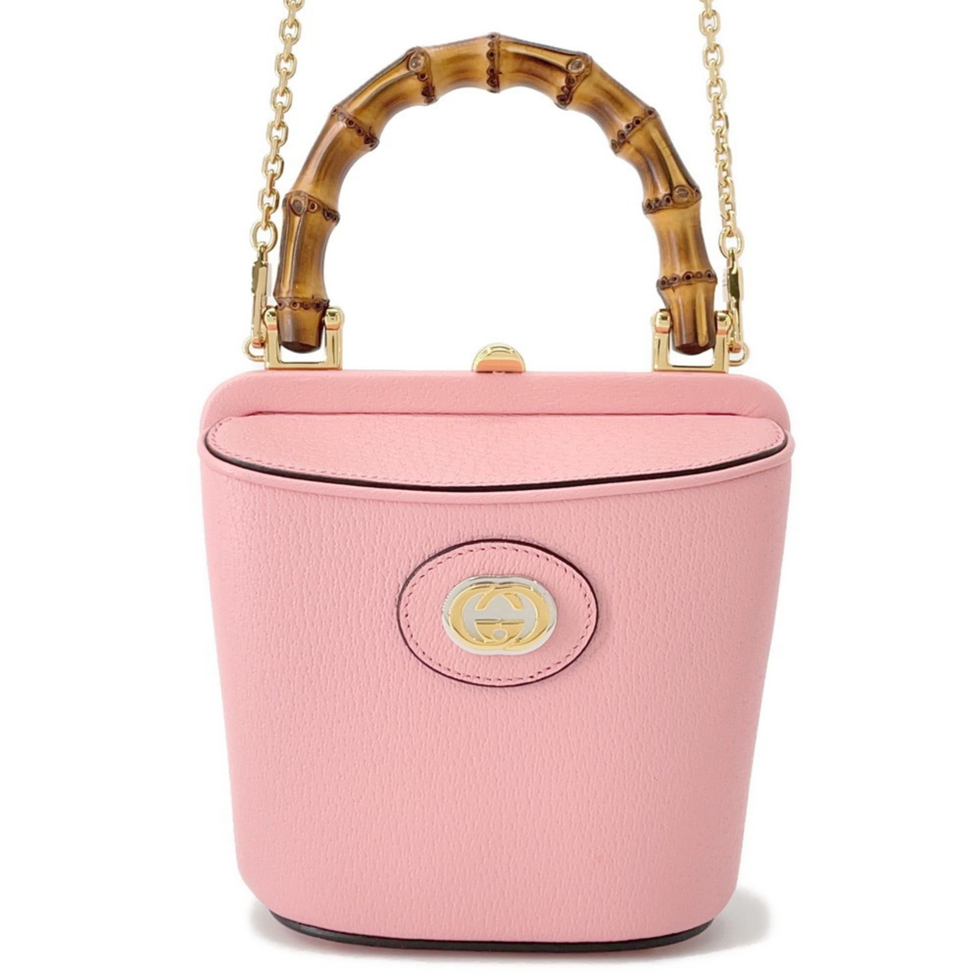 Gucci Bamboo Mini Bucket Handbag 616436 GUCCI 2-way