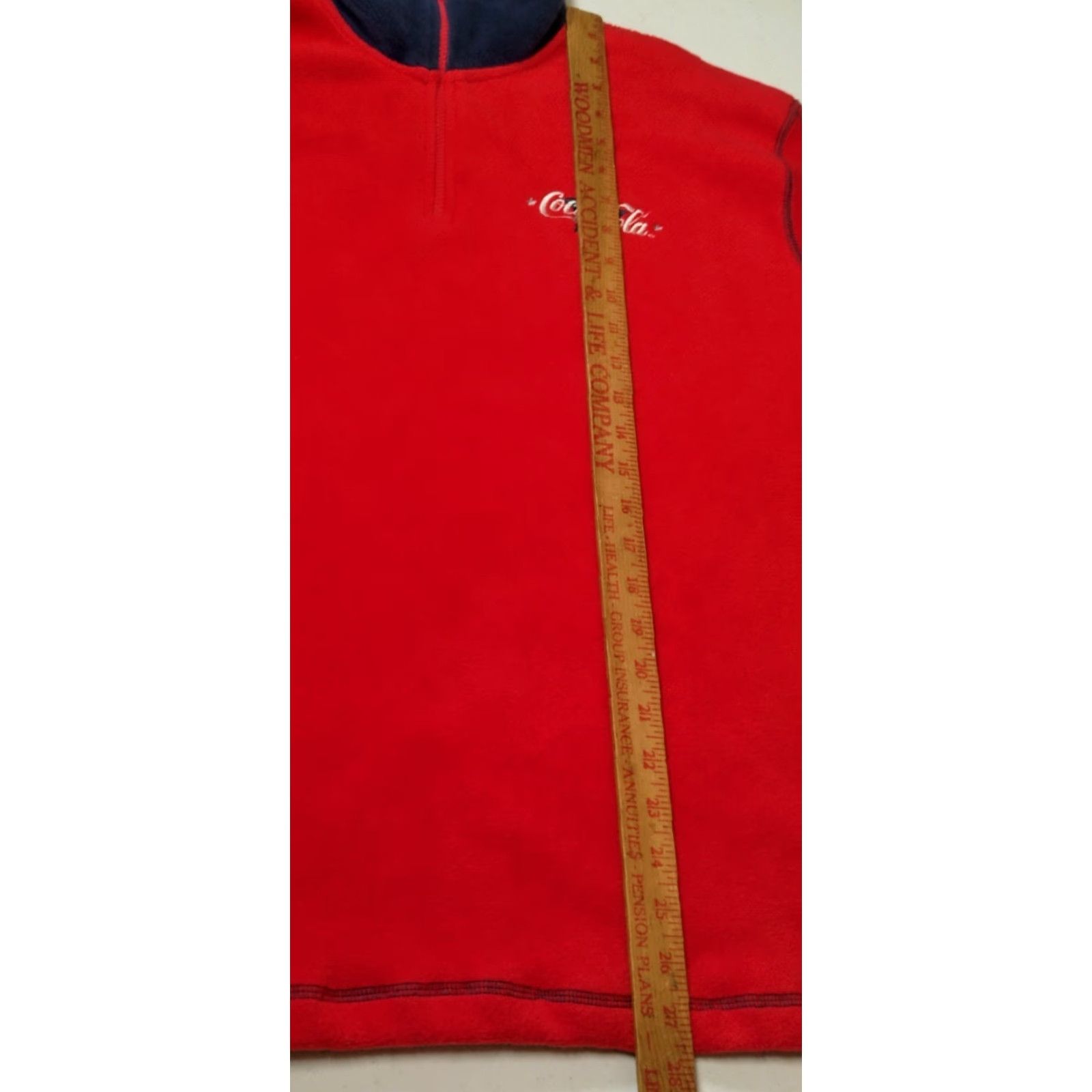 Vintage Vintage Coca-Cola Coke Fleece Jacket XL Red Pullover Embroidered Soda Pop Size US XL / EU 56 / 4 - 5 Thumbnail