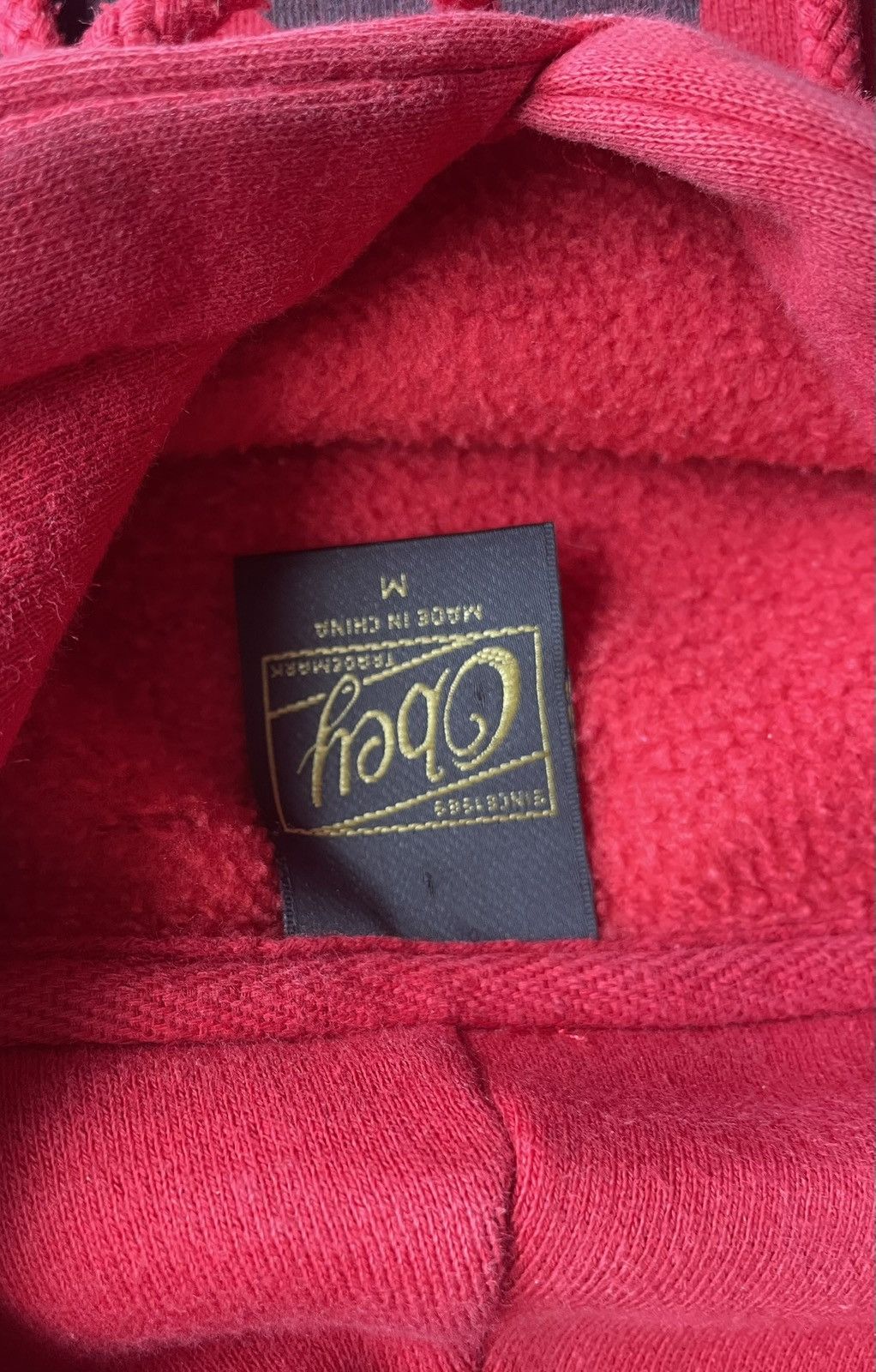 Obey Obey Logo Hoodie – Red – Size M Size US M / EU 48-50 / 2 - 3 Thumbnail