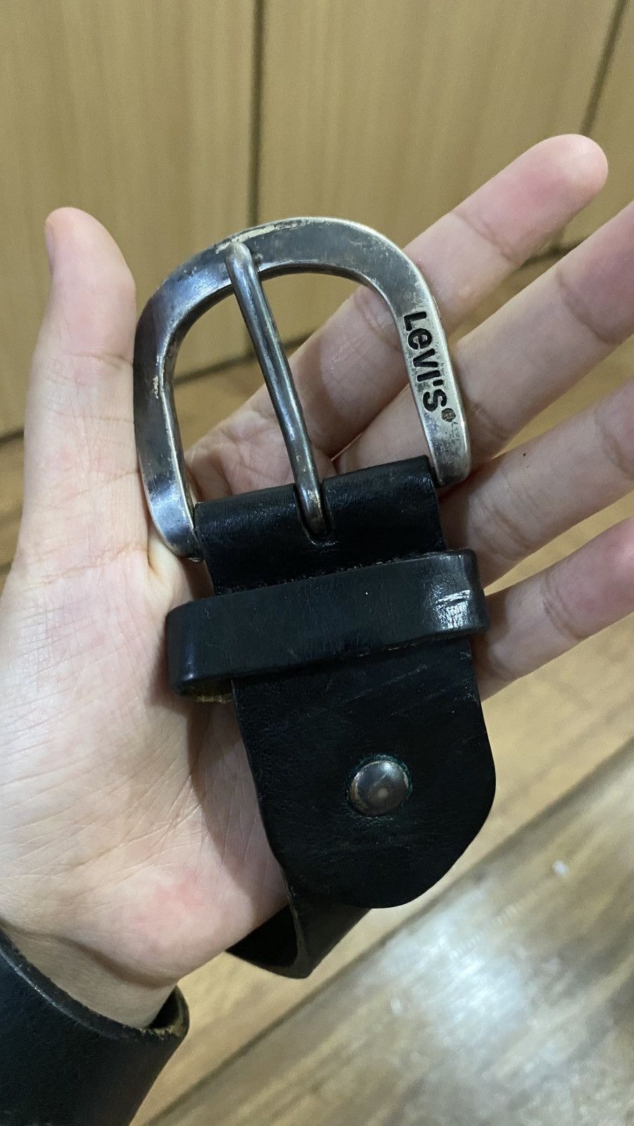 Levi's Y2K vintage belt leather Levi’s Size 34 - 3 Thumbnail