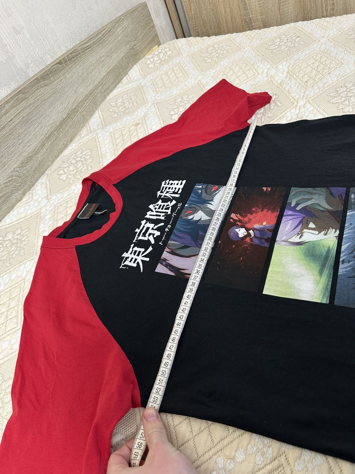 Anime 🔥 Rare Animagic Tokyo Ghoul Kaneki Anime Manga T shirt L Y2K Size US L / EU 52-54 / 3 - 6 Thumbnail