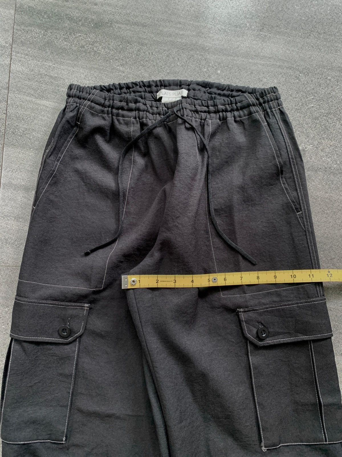 Pleats Please Issey Miyake FREE TAX! Contrast Stitching Relaxed Cargo Pants Size US 30 / EU 46 - 13 Thumbnail
