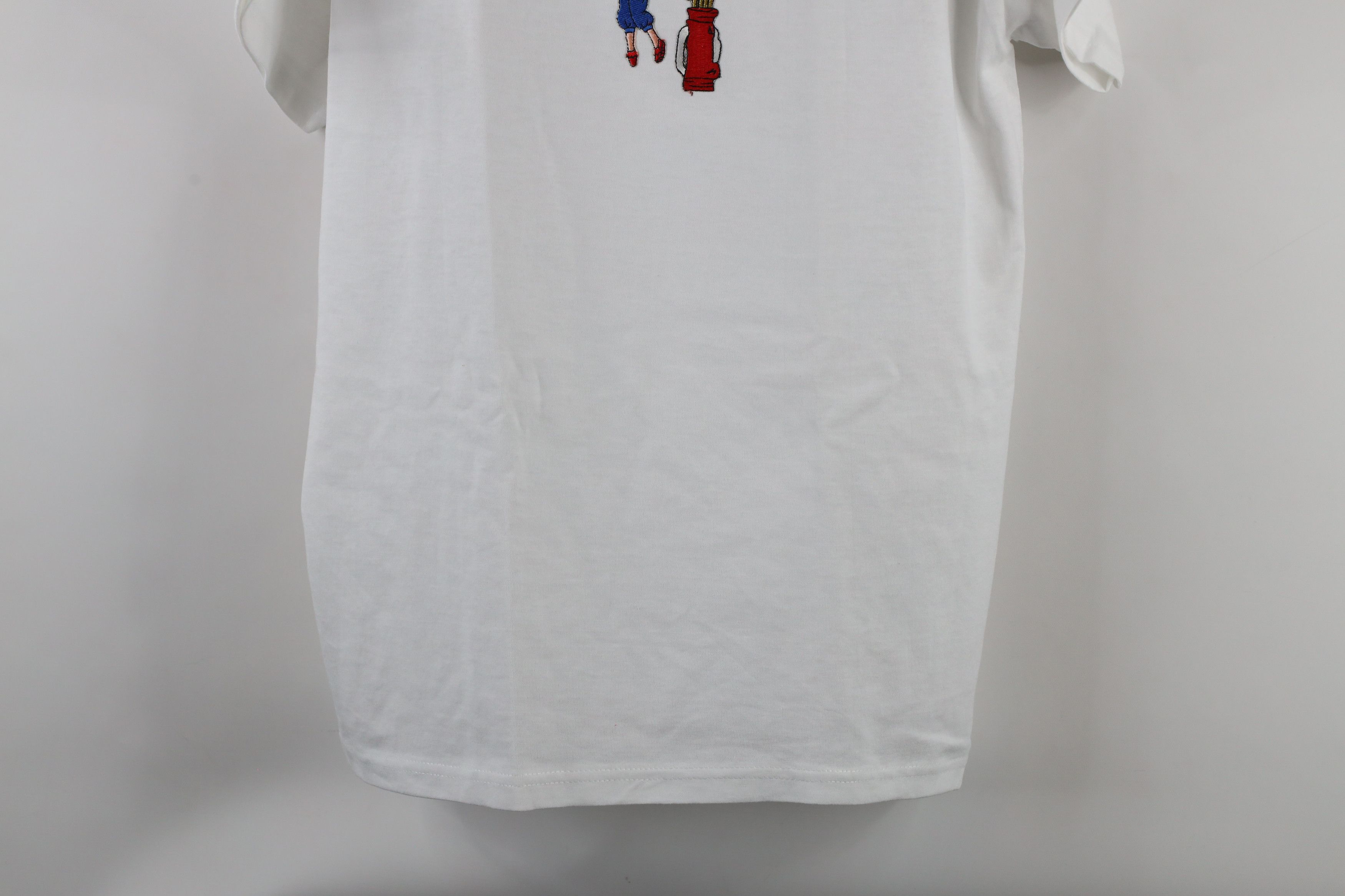 Vintage Vintage 90s Streetwear Golf Short Sleeve T-Shirt White Size M / US 6-8 / IT 42-44 - 3 Thumbnail