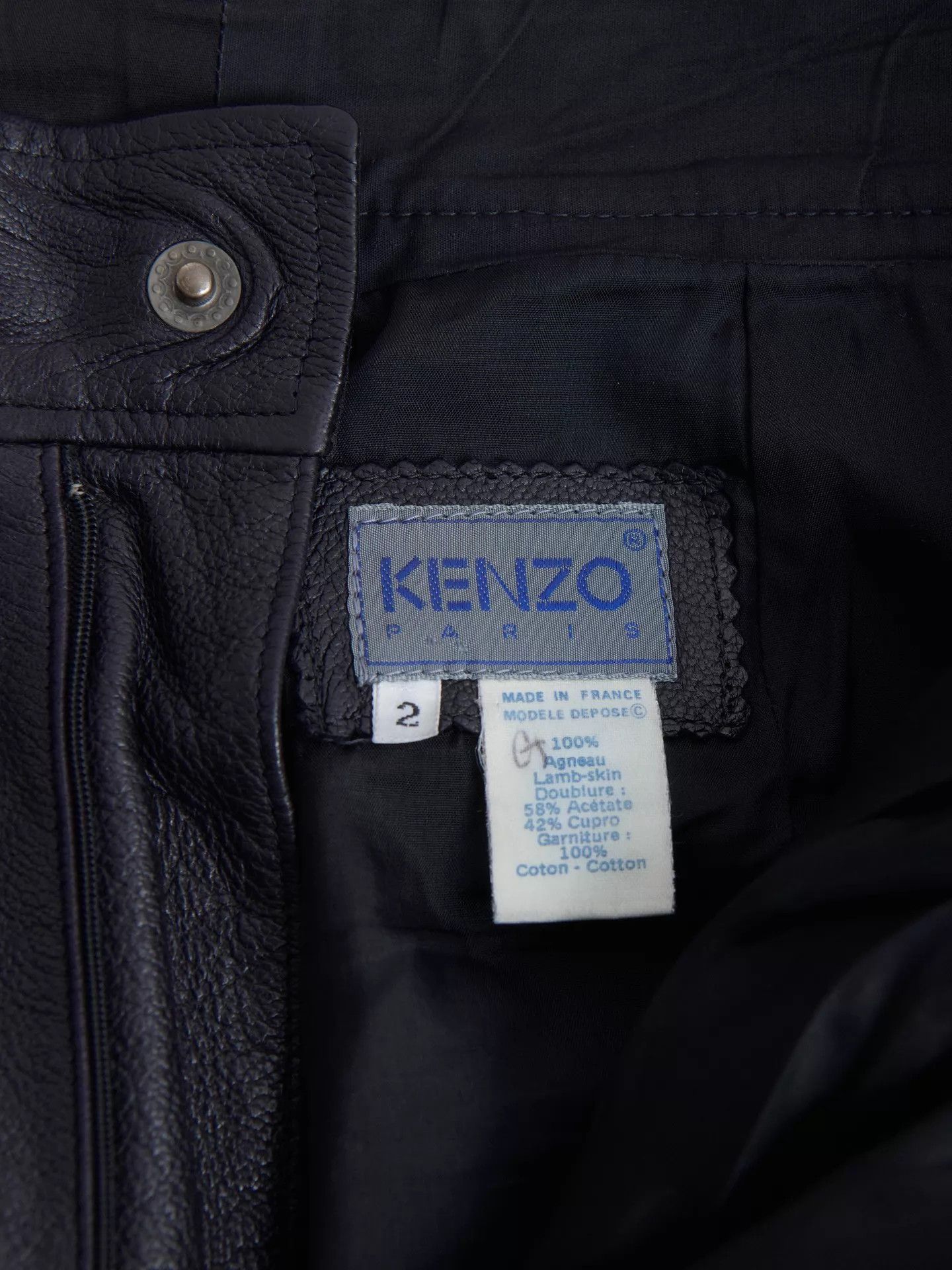 Kenzo KENZO Vintage Pleated Lambskin Black Pants Size 2 Size US 32 / EU 48 - 8 Thumbnail