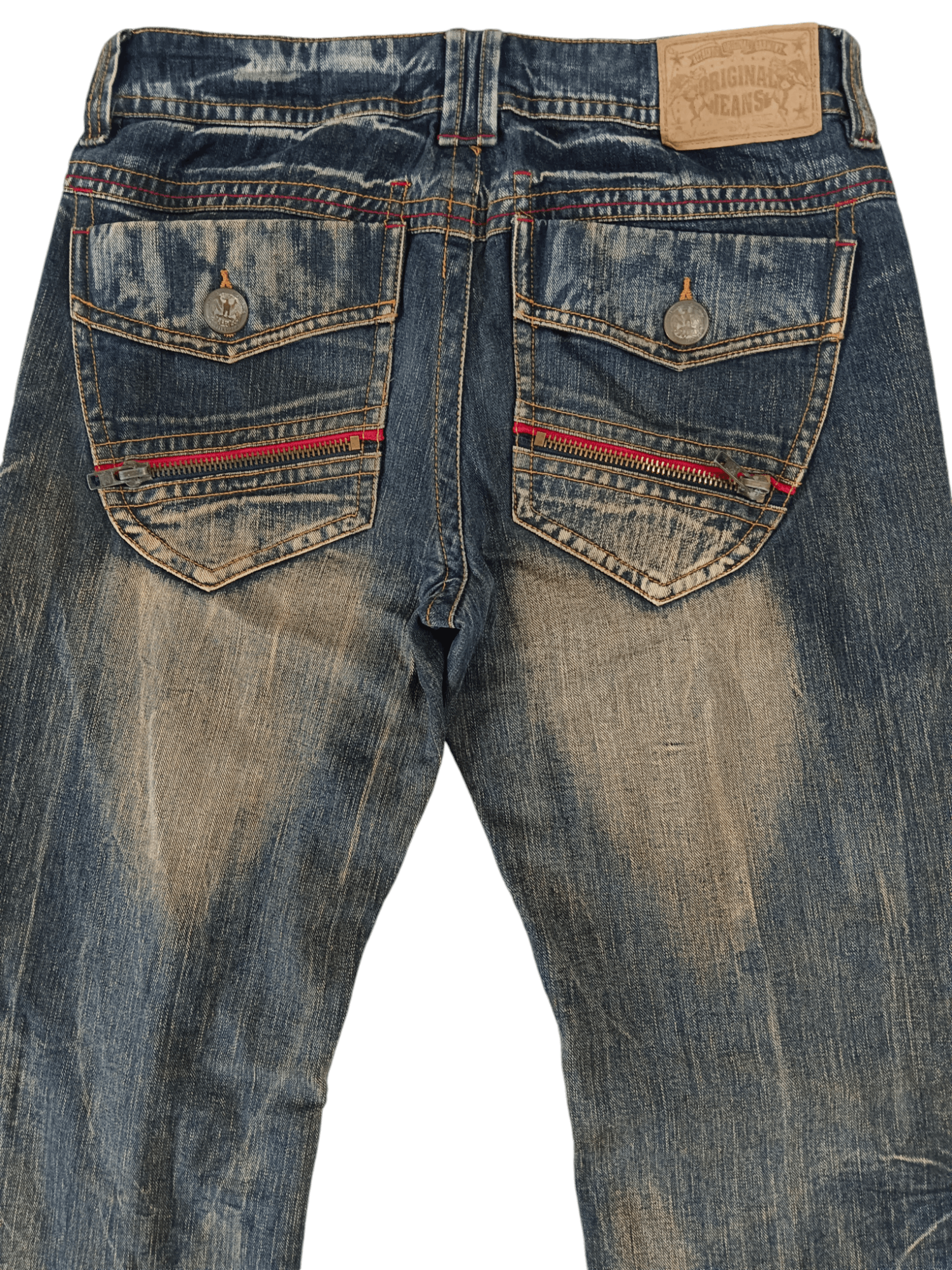 If Six Was Nine 💥Original Jeans💥 Mudmax Distressed Denim Size US 33 - 4 Thumbnail
