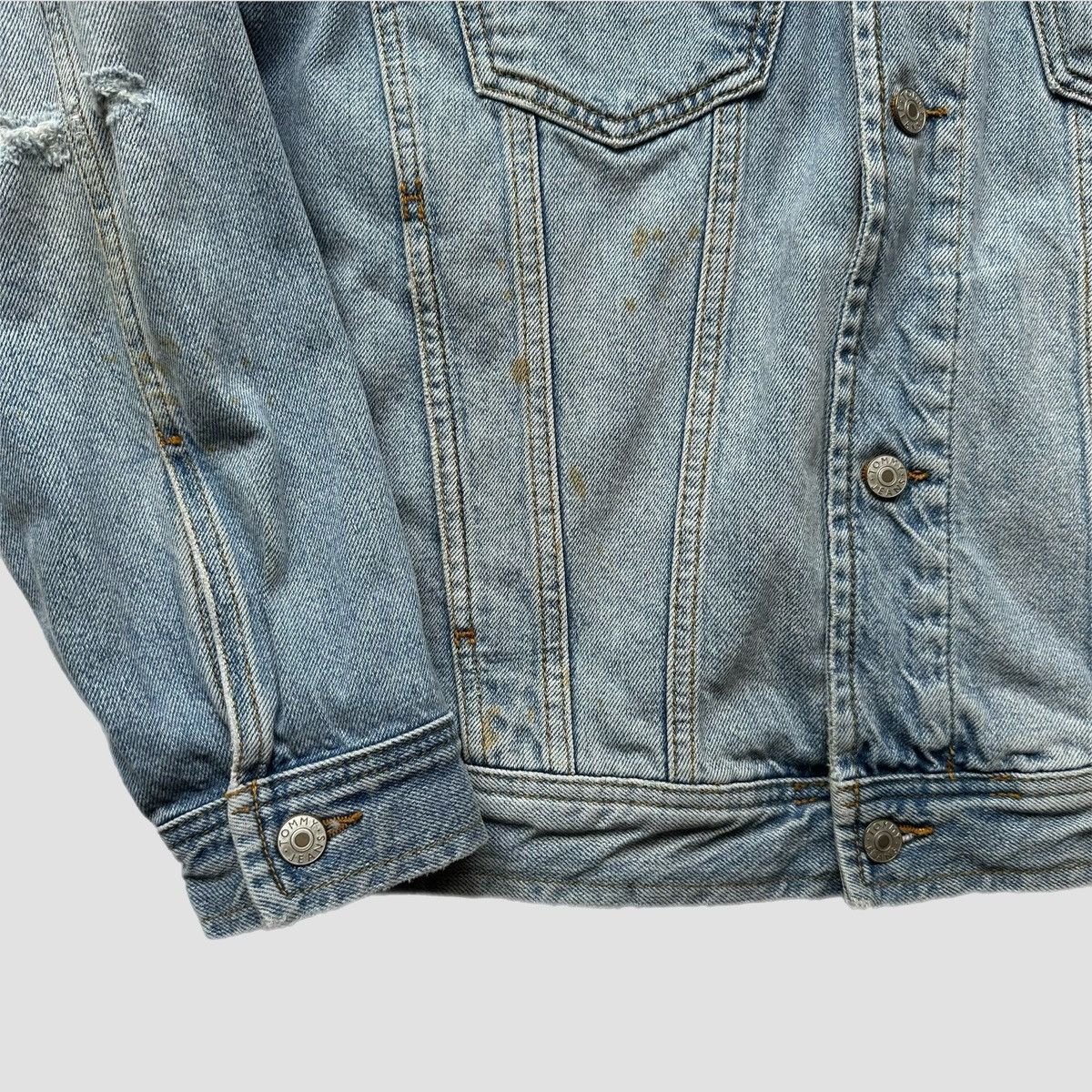 Tommy Jeans Tommy Jeans Flag Logo Denim Jacket Size US S / EU 44-46 / 1 - 11 Thumbnail