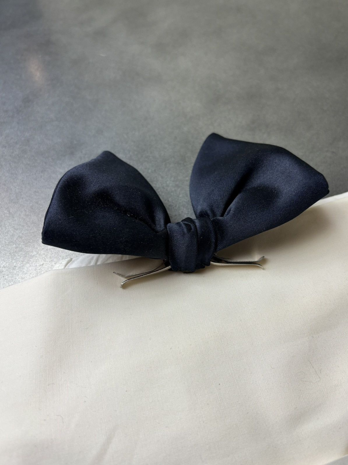 Vintage True Vintage Clip On Bow Tie Vintage Bowtie Rust Resistant Size ONE SIZE - 4 Thumbnail