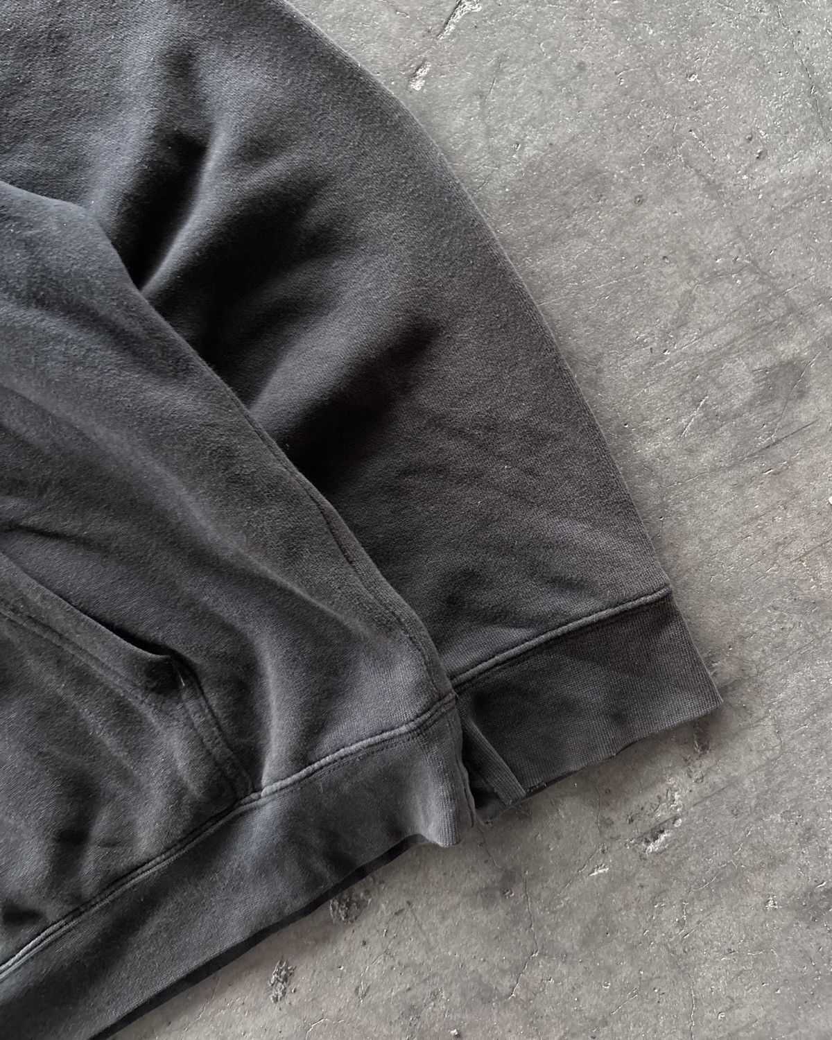 Stussy 2000s Stussy Basic Faded Black Hoodie Size US M / EU 48-50 / 2 - 3 Thumbnail