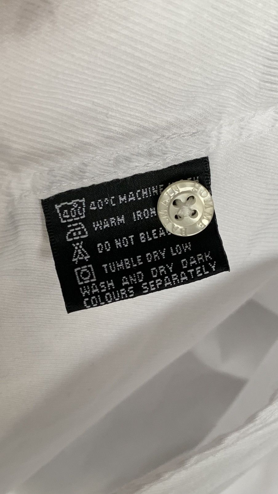 Balmain Balmain Homme White Luxury Dress Shirt Size 39 / M Size US L / EU 52-54 / 3 - 9 Thumbnail