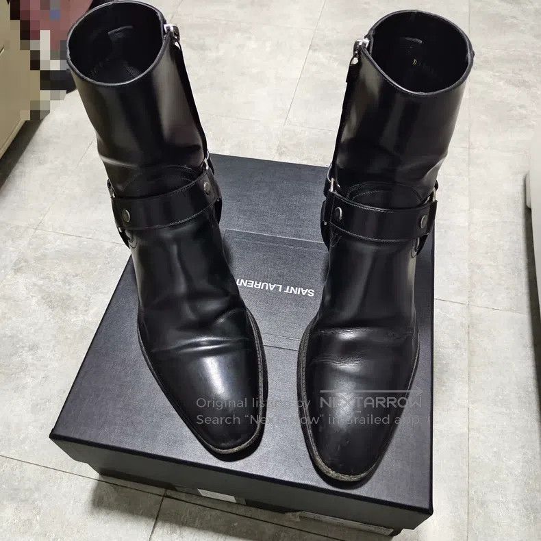 Saint Laurent Paris Saint Laurent Paris Buckle Chelsea Boots i Size US 9 / EU 42 - 5 Thumbnail