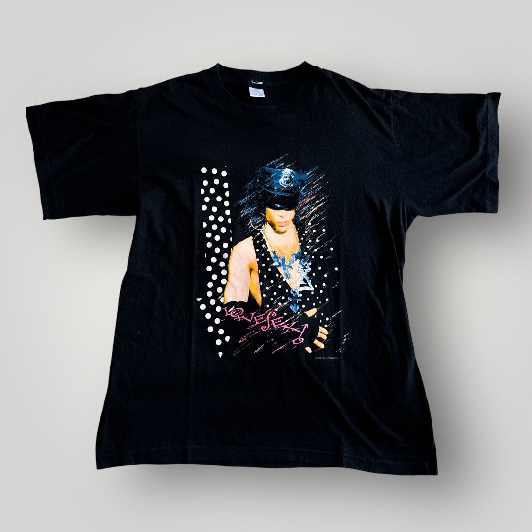 Prince 1988 tour lovesexy vintage merch tshirt