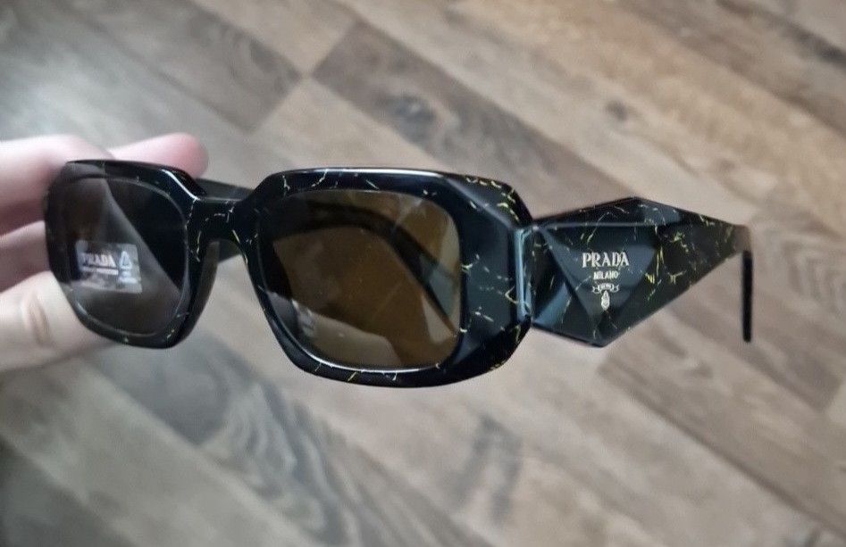 Prada Prada SPR17W Black/Yellow Marble Size ONE SIZE - 1 Thumbnail