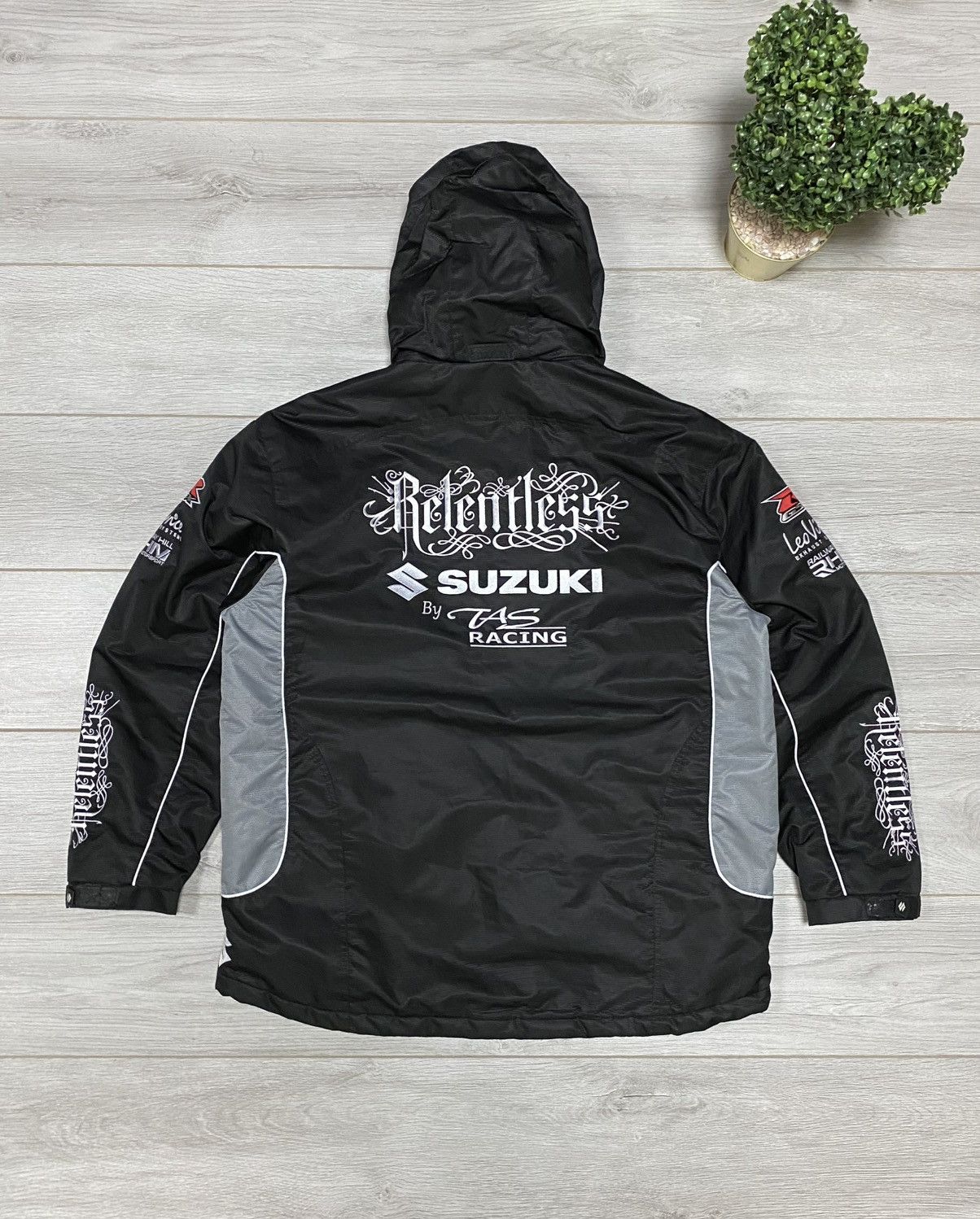 Other Suzuki relentless vintage jacket hooded windbreaker zip Size US XXL / EU 58 / 5 - 1 Thumbnail