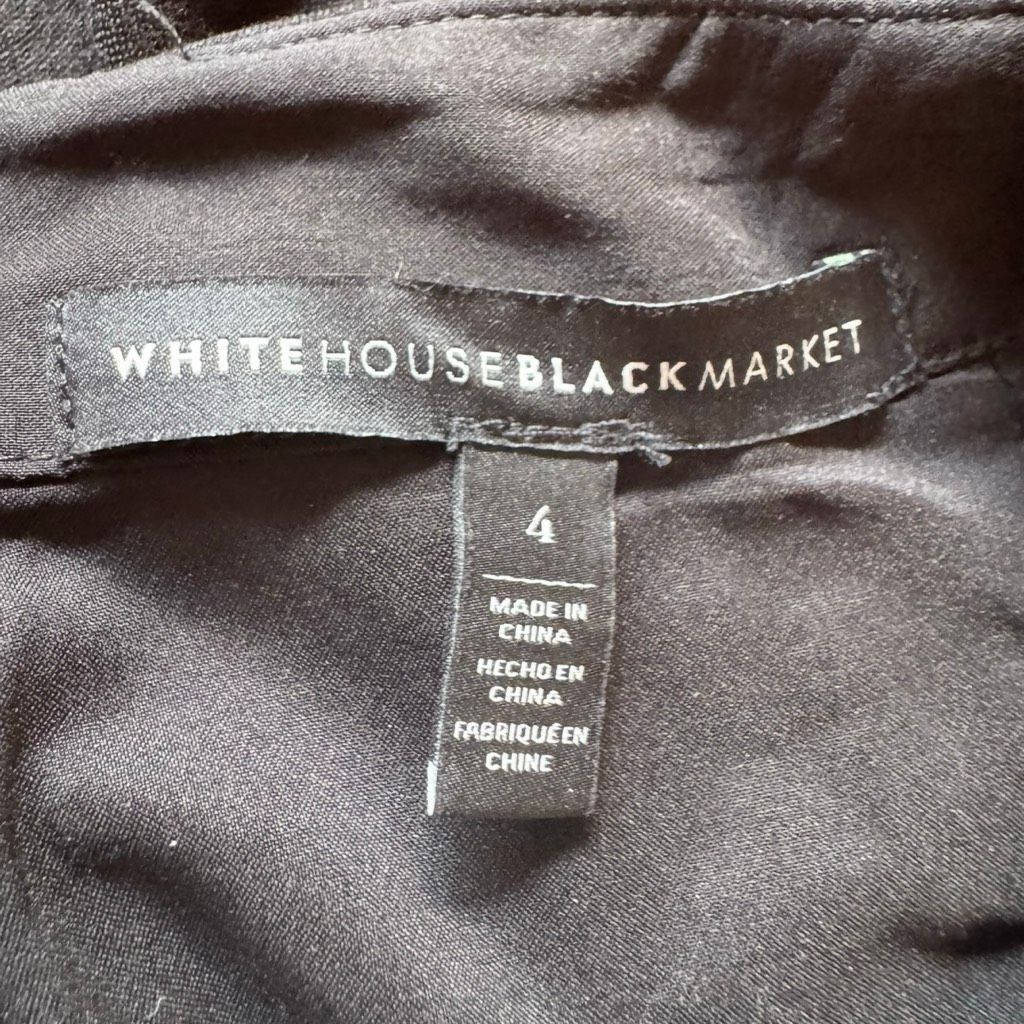 White House Black Market WHBM Black Fit & Flare Skirt Size 4 Size 27" / US 4 / IT 40 - 5 Thumbnail