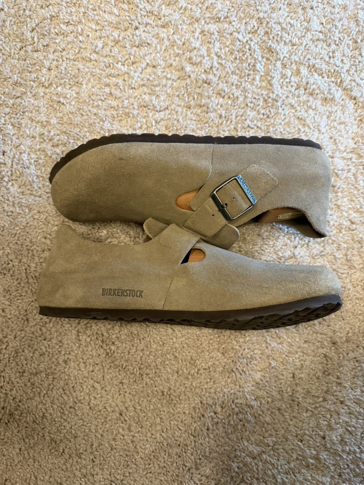 Birkenstock Birkenstock London in Taupe Suede Size US 11 / EU 44 - 5 Thumbnail