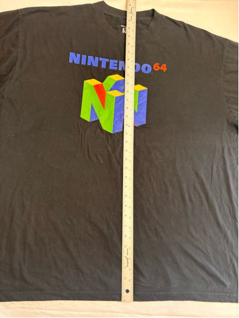Nintendo Men's Nintendo 64 T-shirt 3XLT Black Size US XL / EU 56 / 4 - 4 Thumbnail