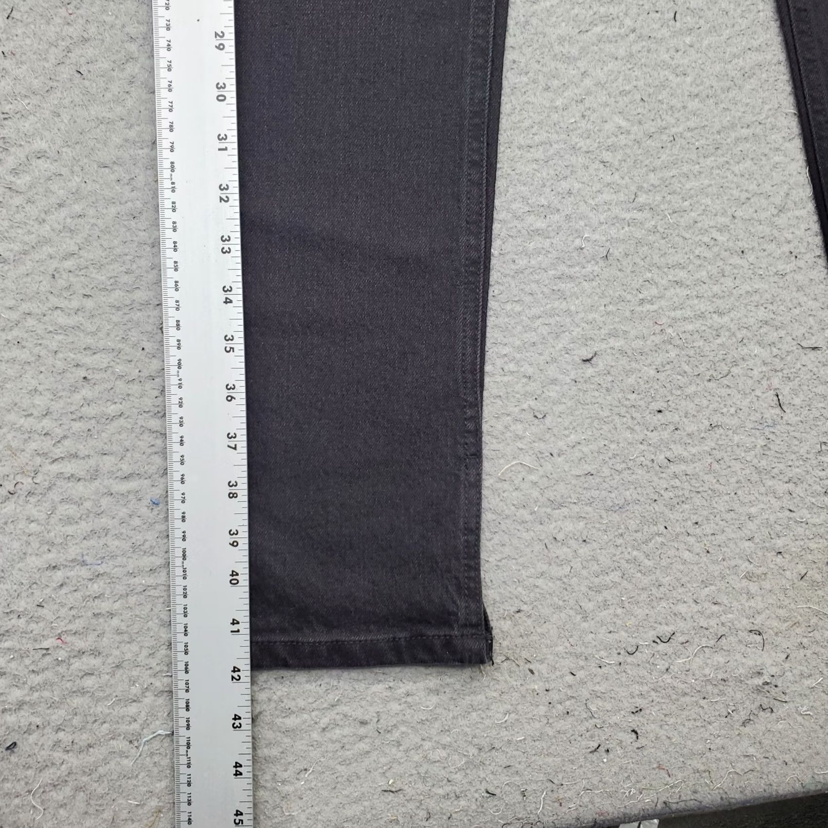 Zara Zara Womens Jeans 4 Black Denim Stretch Straight Leg 31" Inseam Dark Wash 5-Pocket Regular Size 4 Womens Size: 4 Black Jeans Size 27" / US 4 / IT 40 - 3 Thumbnail
