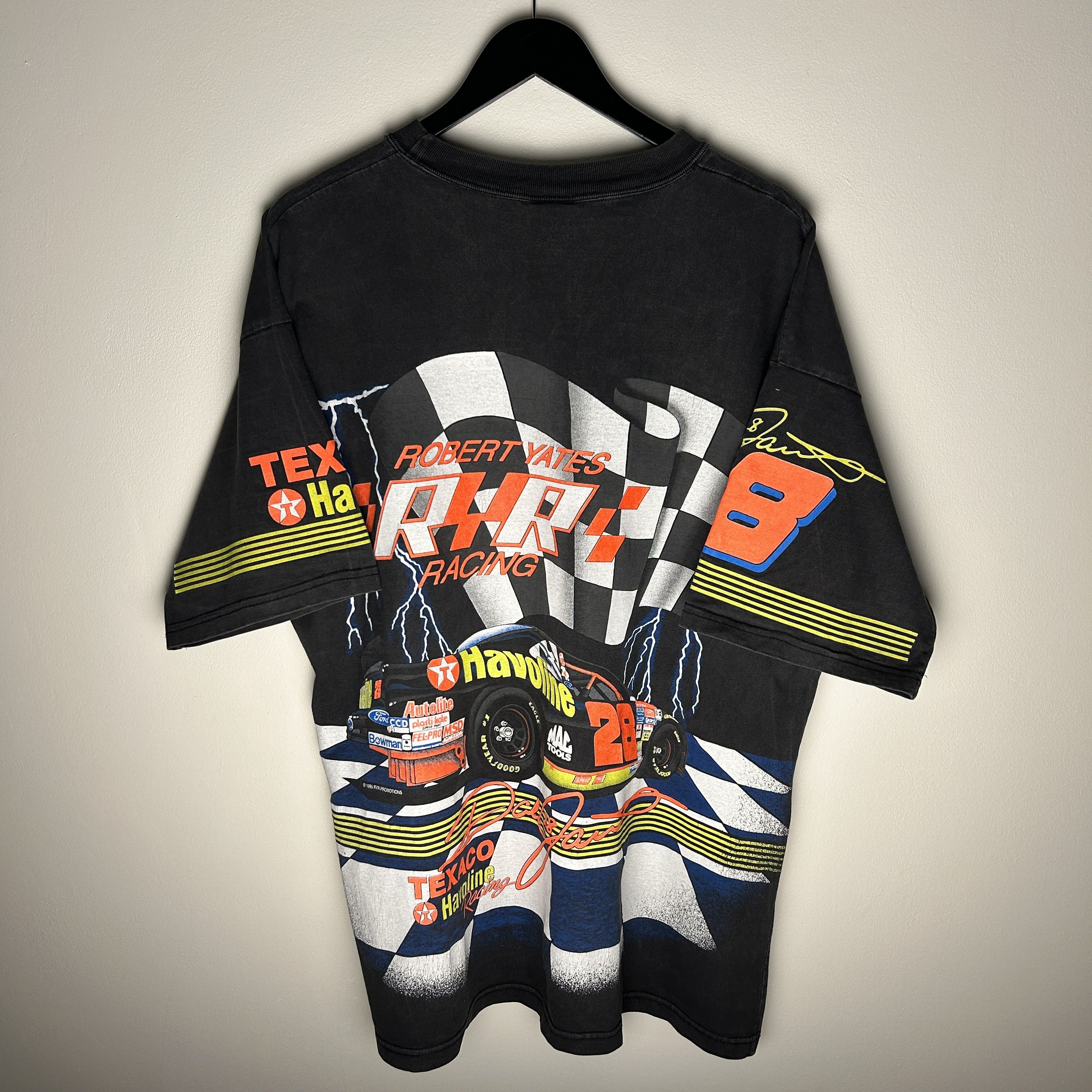 NASCAR Vintage Dale Jarrett Nascar AOP 90’s T-shirt Size US XXL / EU 58 / 5 - 2 Thumbnail
