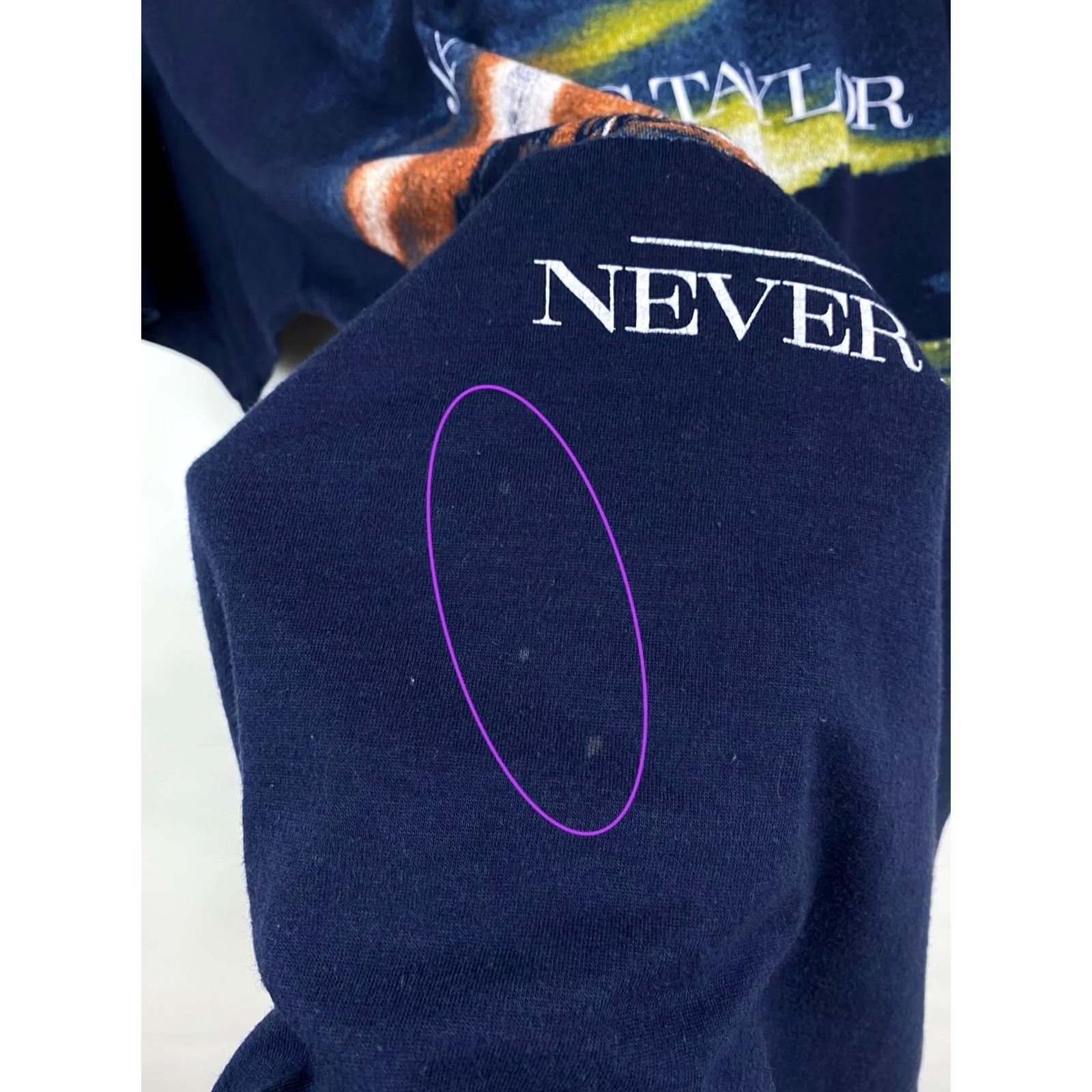 Gildan Vintage James Taylor Never Die Young T-shirt Rare Retro blue M Mens T-Shirt Size US M / EU 48-50 / 2 - 8 Thumbnail