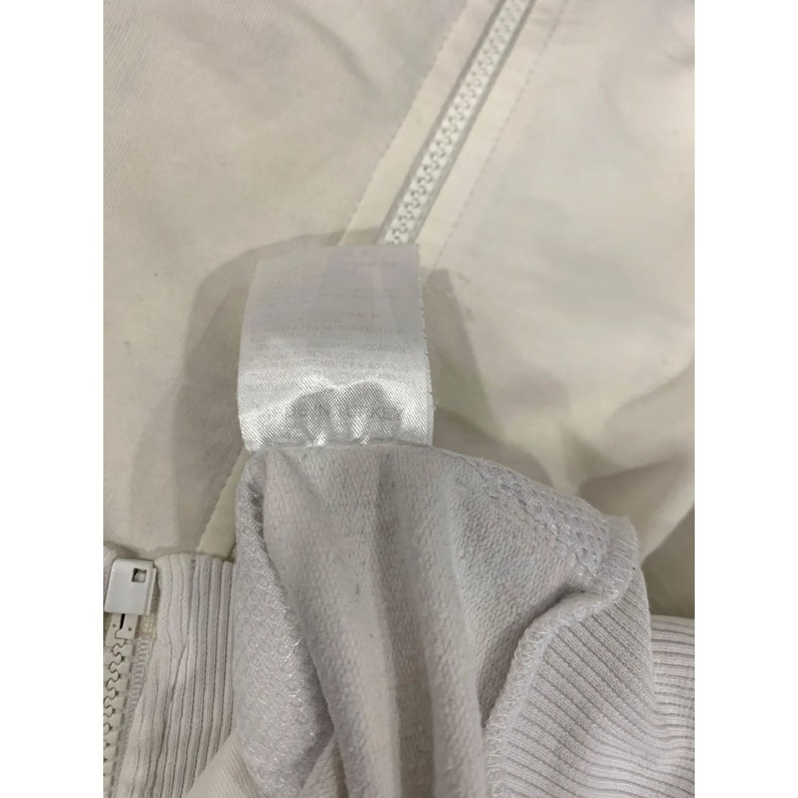 Vintage Bikkembergs Zip-Up Track Jacket Men’s M White Full Zip Ribbed Collar Sports Vintage? Size US M / EU 48-50 / 2 - 5 Thumbnail