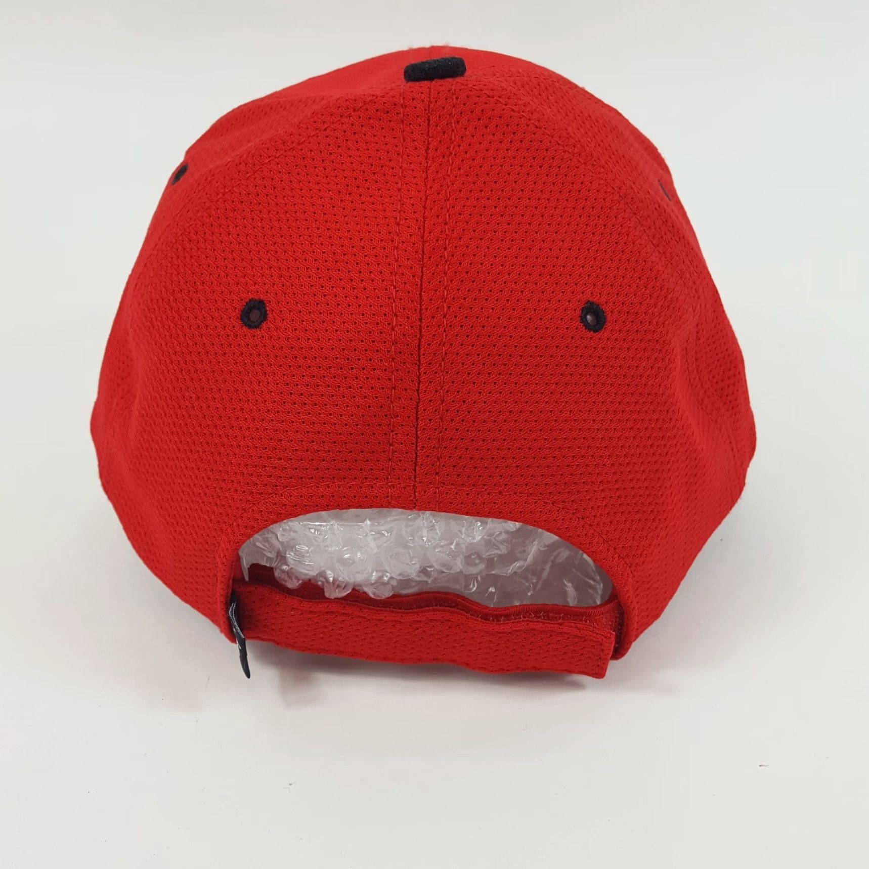 Vintage VINTAGE Town Talk Baseball Cap Hat - Red - One Size - Adjustable - 90s Music Band Theme - Mens Size ONE SIZE - 4 Thumbnail