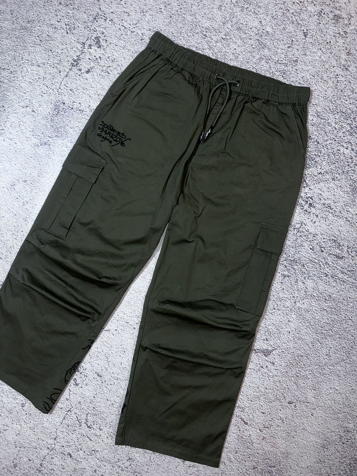 Ed Hardy Ed Hardy x Urban Outfitters Dragon Cargo Pants Size US 28 / EU 44 - 3 Thumbnail