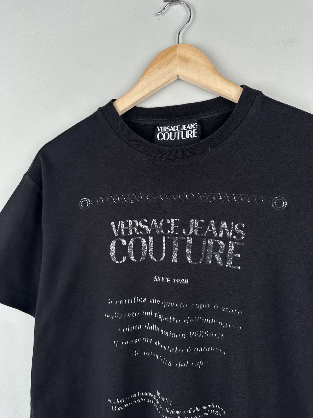 Versace Jeans Couture Versace Jeans Couture Box Logo Tee Oversized Size US XS / EU 42 / 0 - 4 Thumbnail