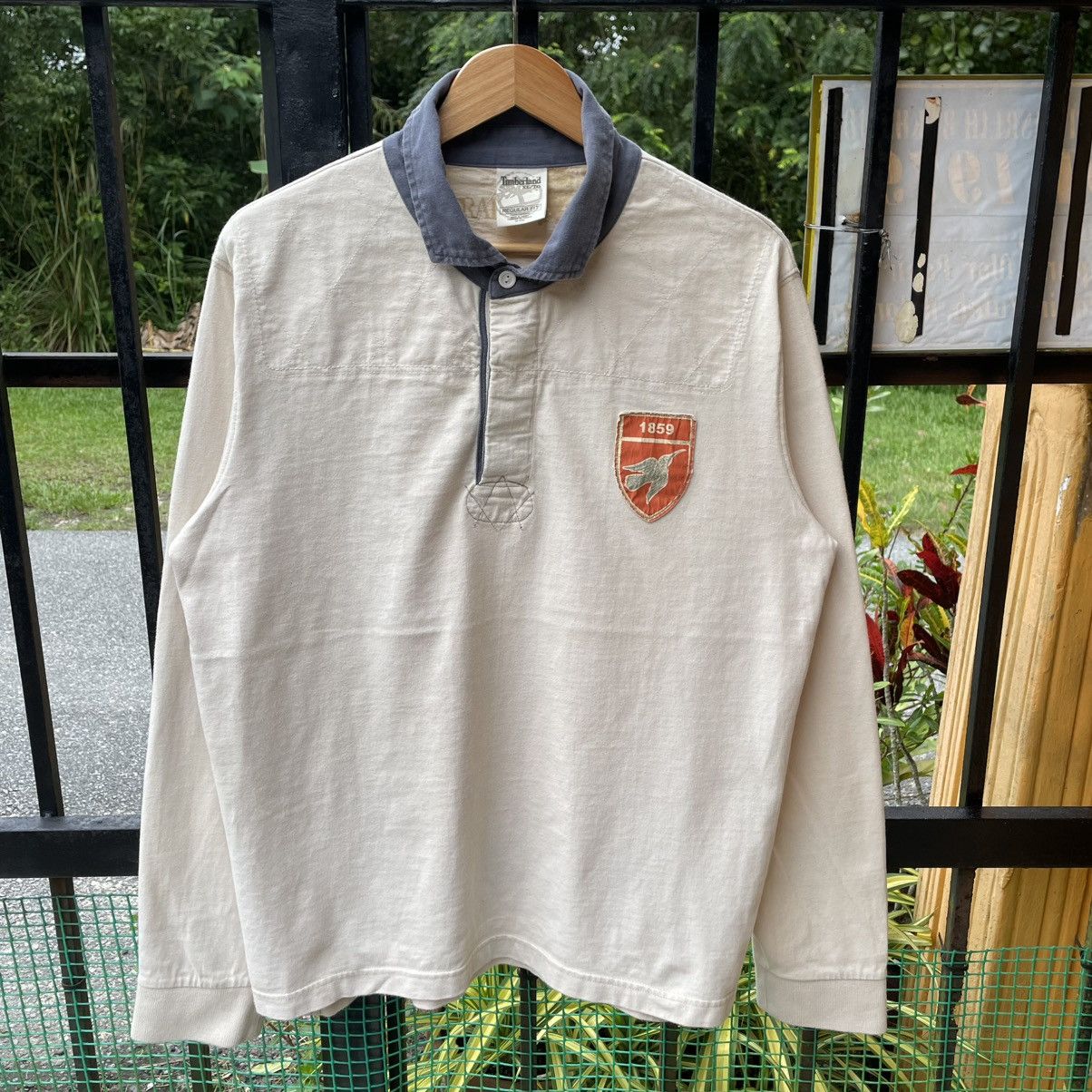 Timberland 🔥Vintage Timberland Regular Fit Polos Rugby Shirts Size US L / EU 52-54 / 3 - 5 Thumbnail
