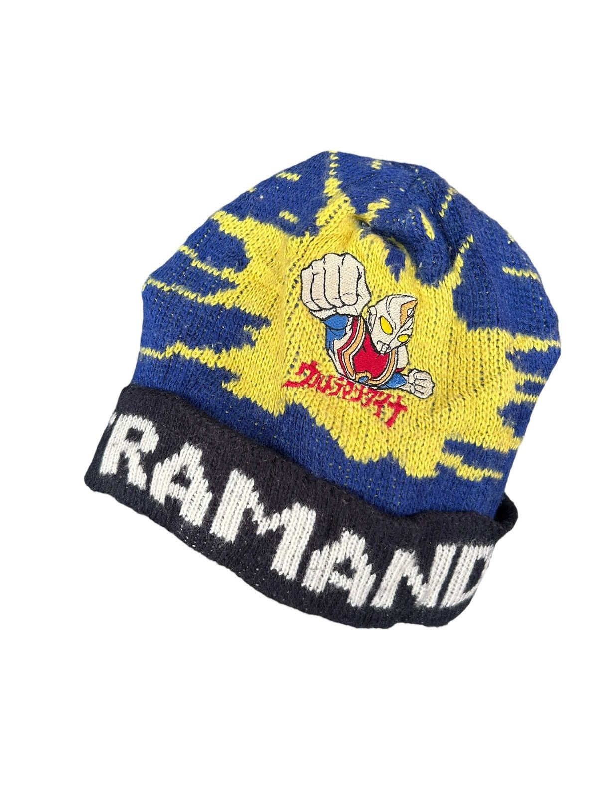 Japanese Brand × Kapital × Vintage Vintage Ultraman Japanese Cartoon Anime Beanie Hats Rare🎌☠️ Size ONE SIZE - 2 Thumbnail