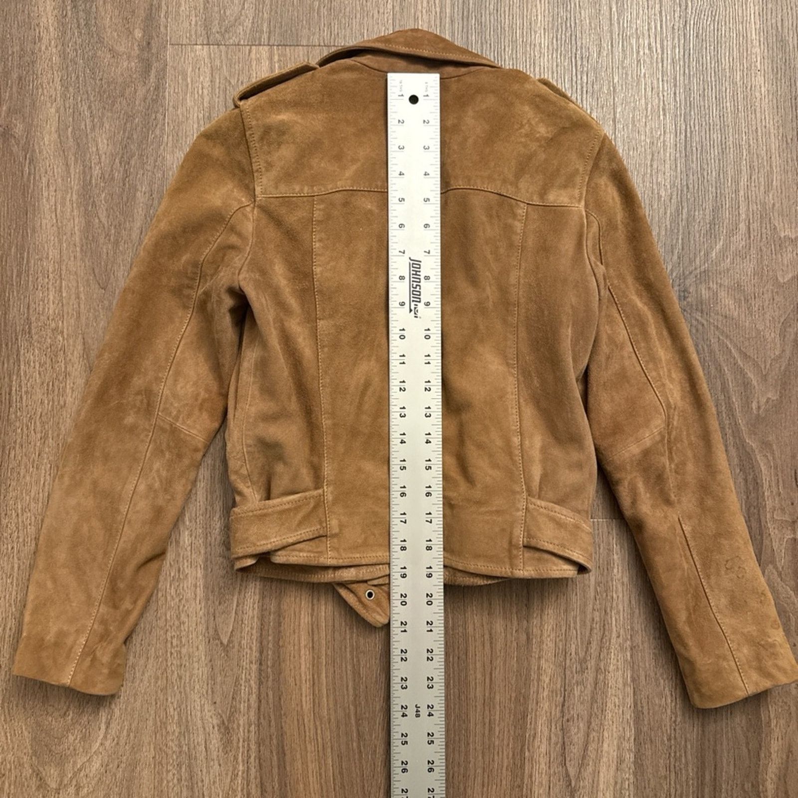 Allsaints All Saints Brown Suede Leather motorcycle Jacket size 2 Size XS / US 0-2 / IT 36-38 - 6 Thumbnail