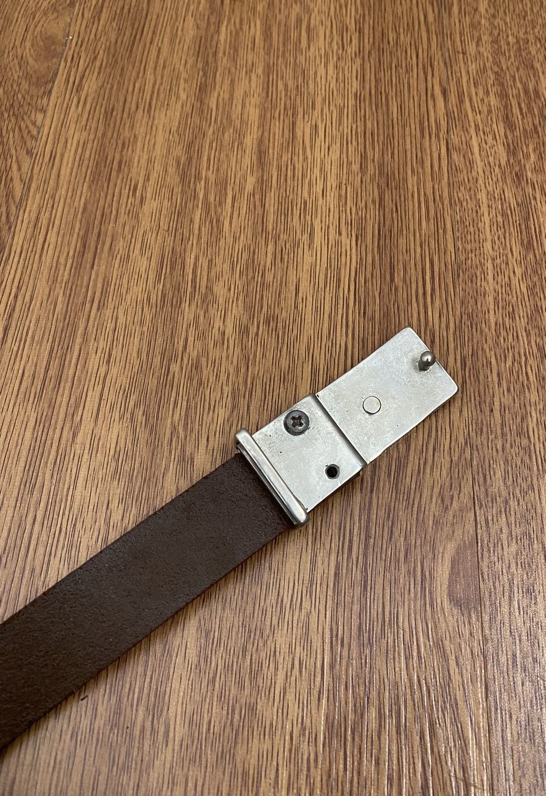 Japanese Brand Number (n)ine leather belt Size ONE SIZE - 4 Thumbnail