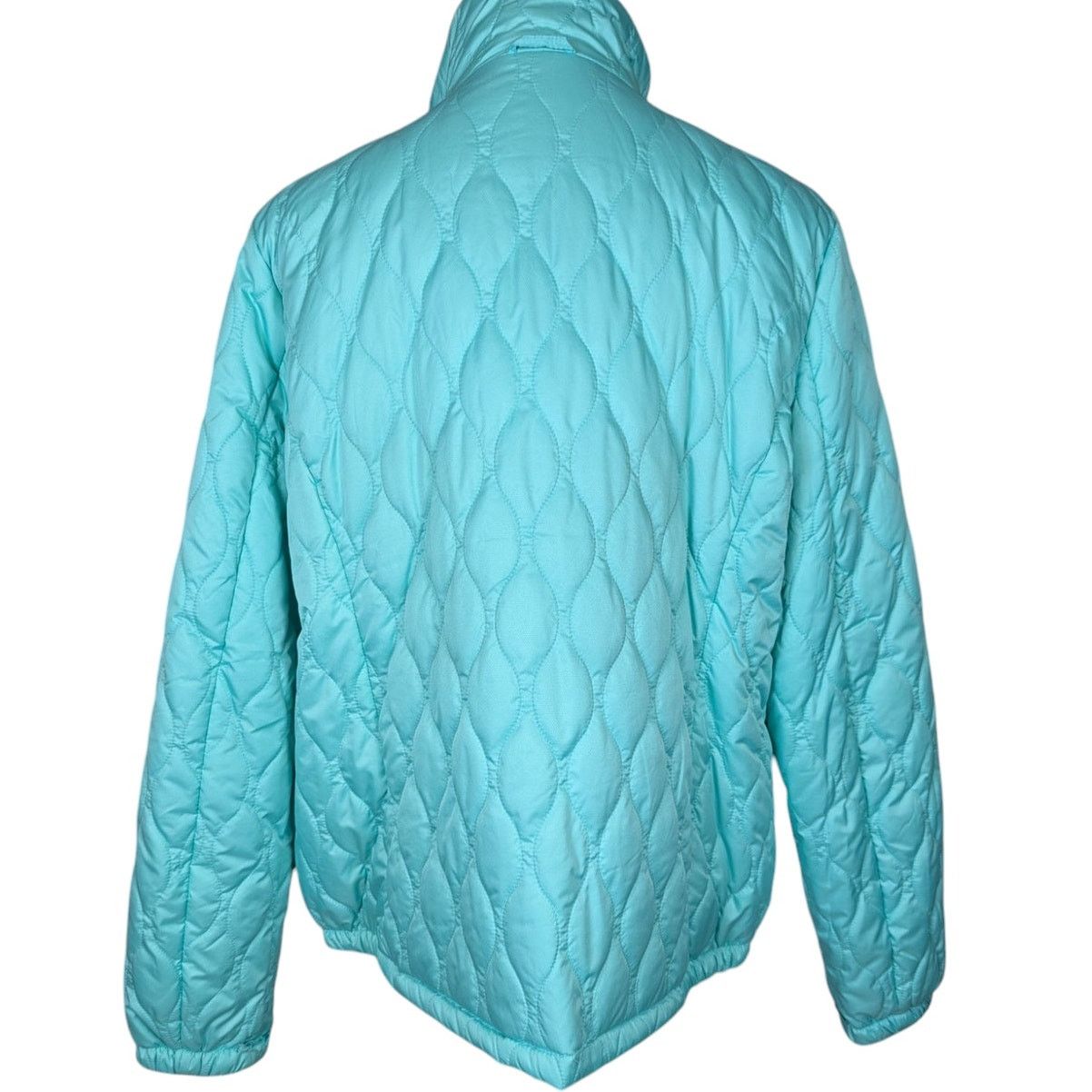 Other Gerry Puffer Jacket Blue Green Seafoam with Gray Trim XL Size XL / US 12-14 / IT 48-50 - 2 Thumbnail