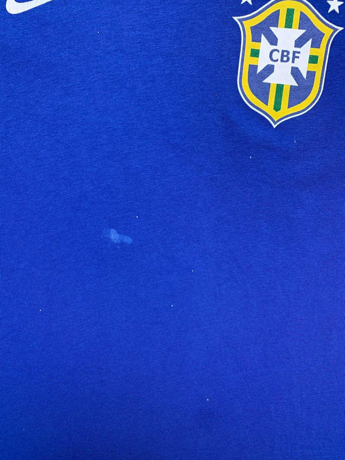 Nike × Vintage Vintage Nike Brasil blue soccer jersey size M logo Size US M / EU 48-50 / 2 - 4 Thumbnail