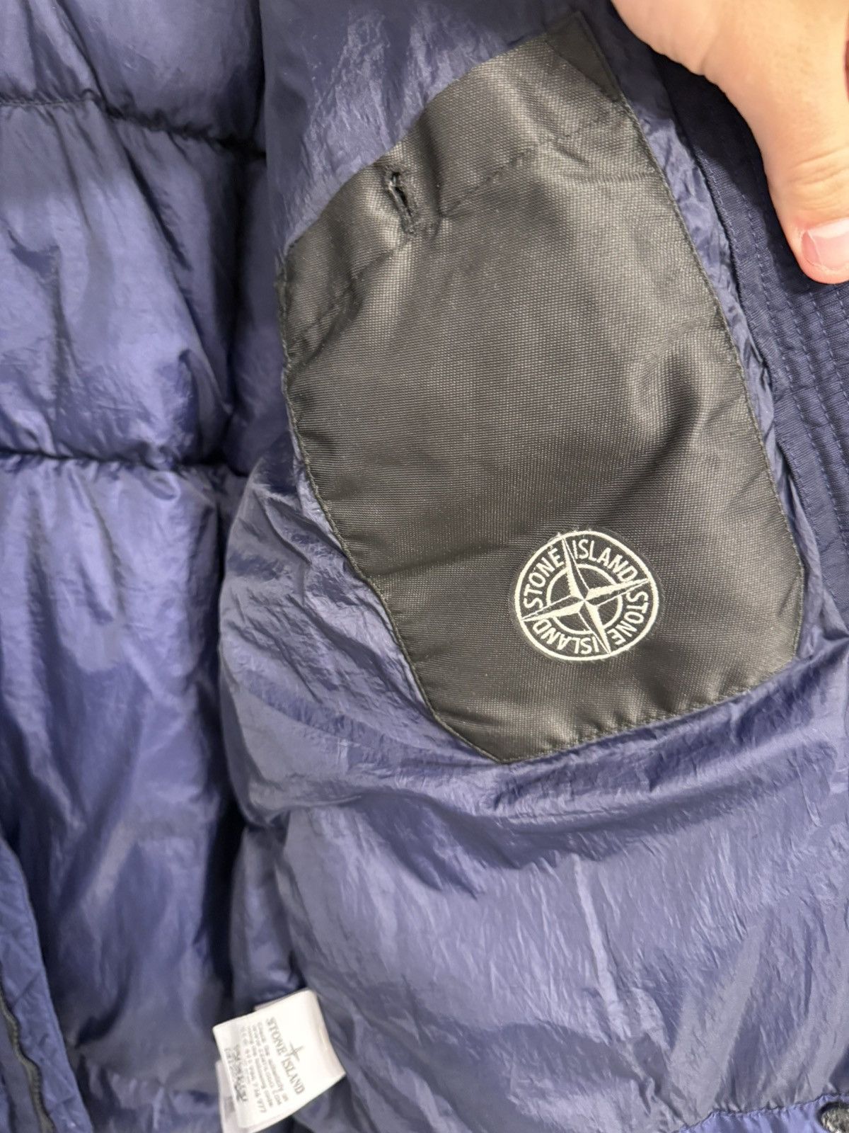 Stone Island Stone island puffer crinkle puffer jacket navy size XL Size US XL / EU 56 / 4 - 7 Thumbnail