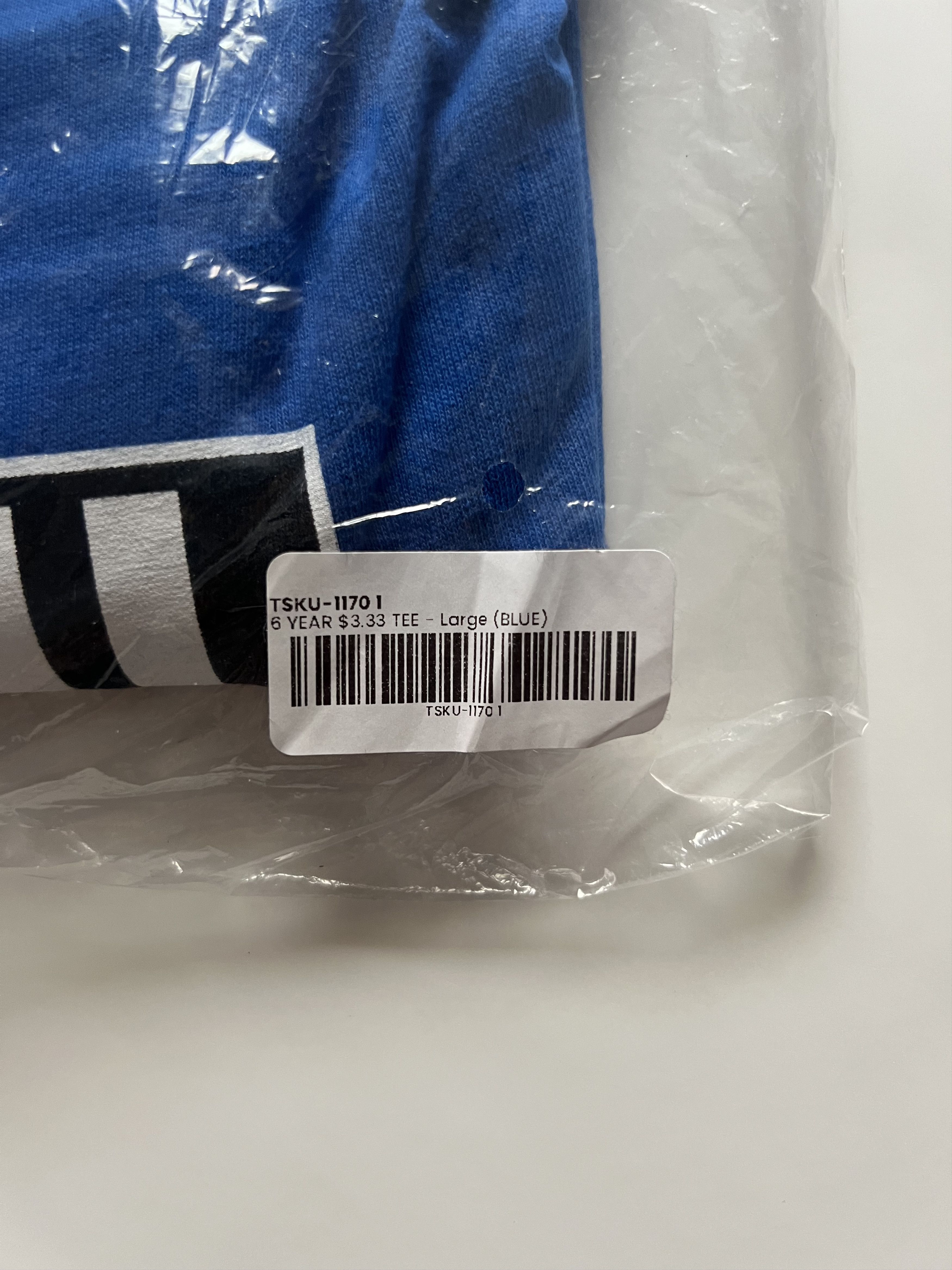 Half Evil Half Evil 6 Year Limited Edition Tee T-Shirt Blue Size L Size US L / EU 52-54 / 3 - 4 Thumbnail