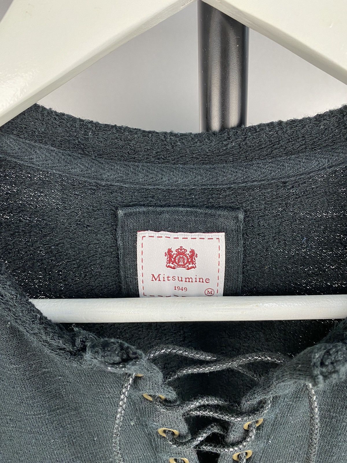 Japanese Brand Mitsumine Lace up Pocket Tshirt Size S / US 4 / IT 40 - 4 Thumbnail